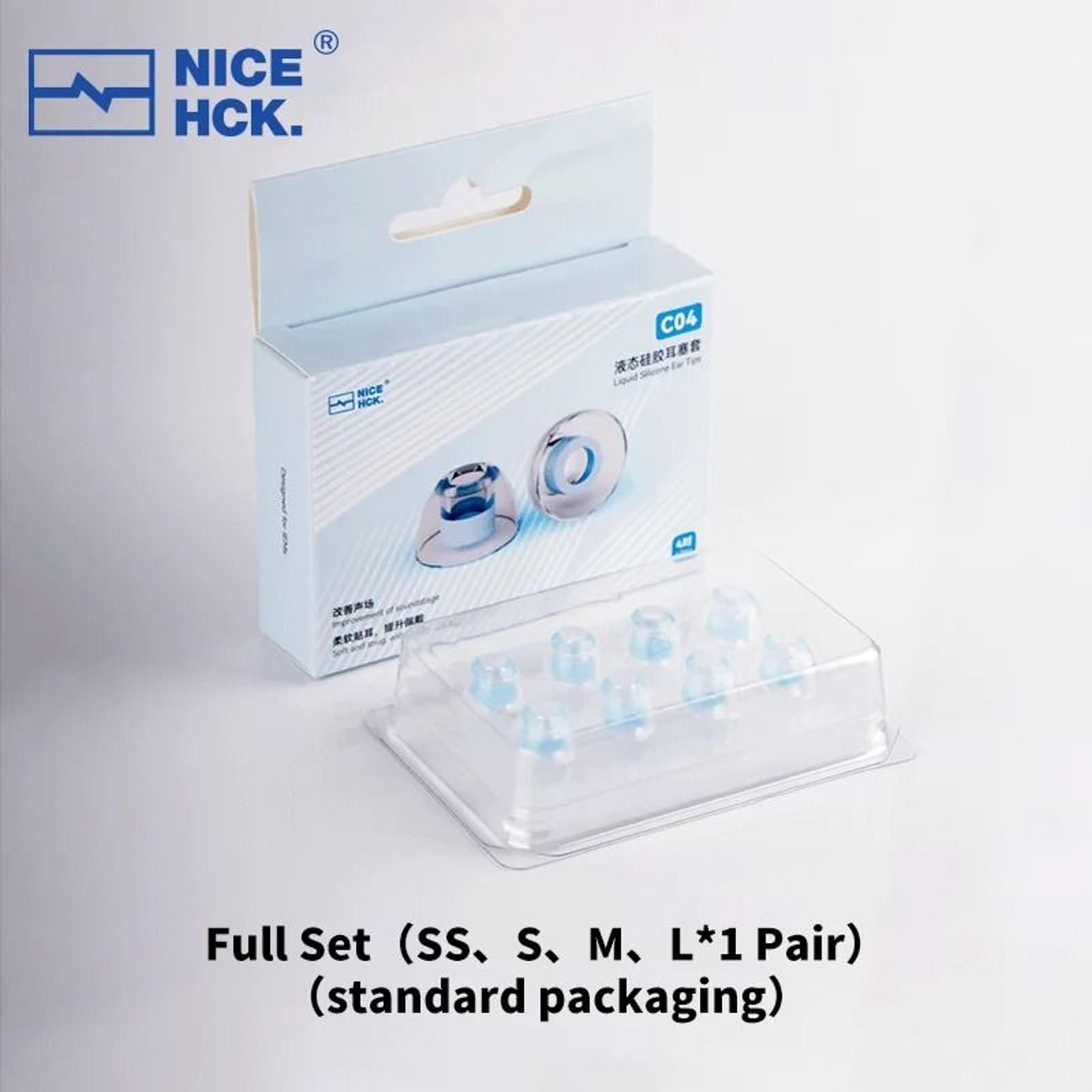 NICEHCK C04 Liquid Silicone Ear Tips  Flexible Noise Isolating Flexible Ear Caps For IEMs 10