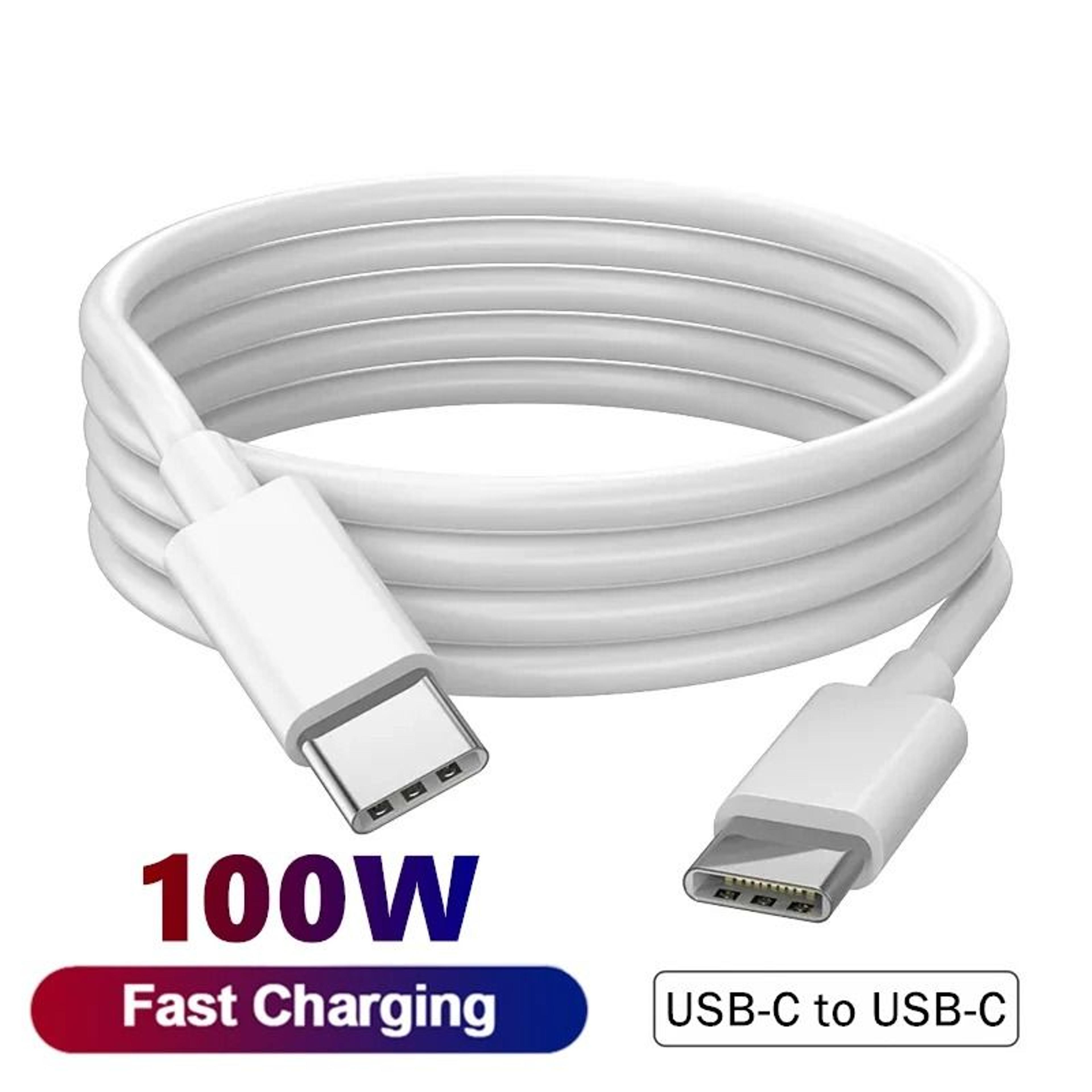 100W USBC To USBC PD Fast Charging Cable  HighSpeed Data Sync For IPhone 151617 Samsung  Huawei 0