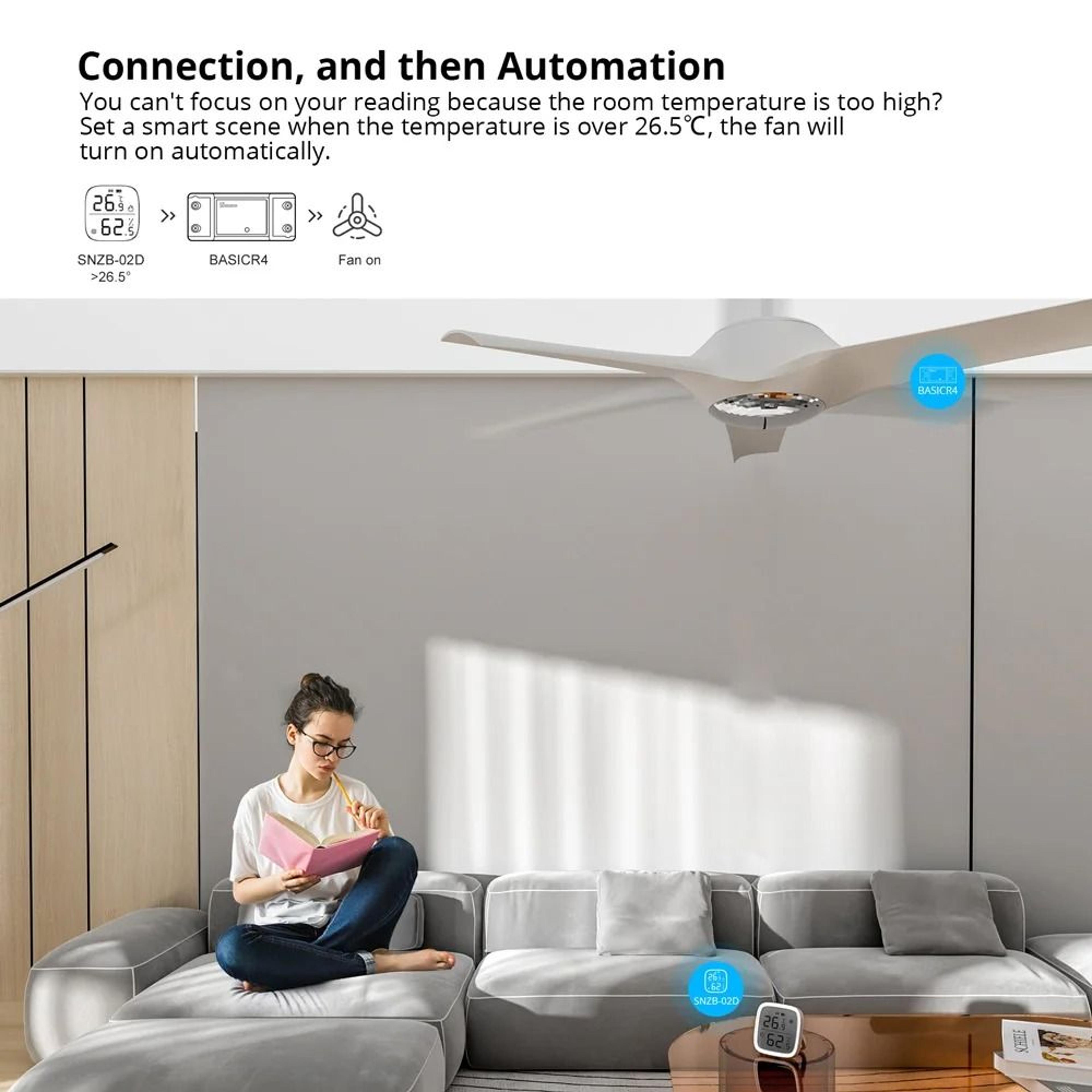 SONOFF BASICR4 WiFi Smart Switch  ESP32 Magic Switch Mode EWeLink Remote Control 4