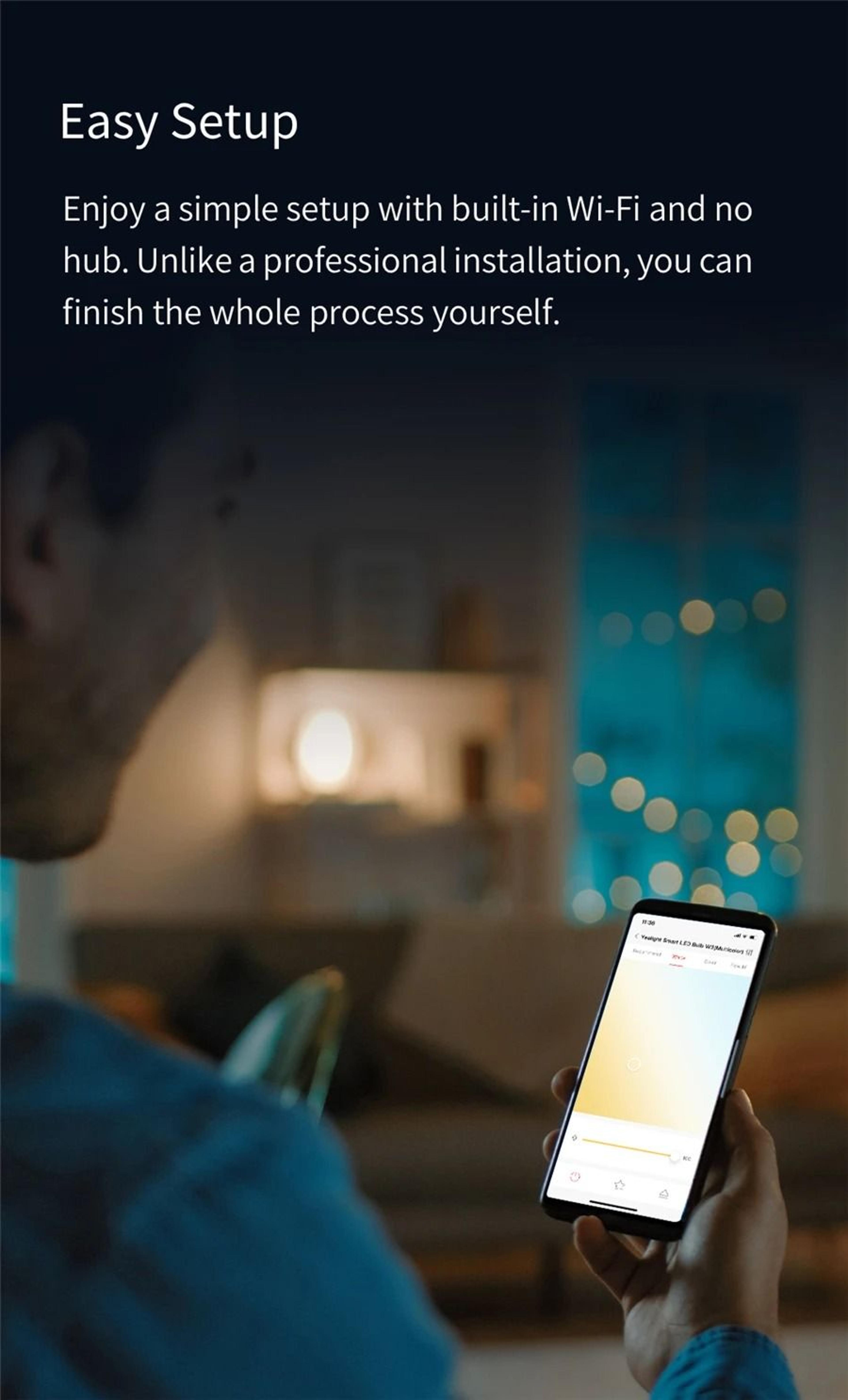 Yeelight Smart LED Bulb W3 E26  Global Version Dimmable WiFi Light With Voice Control 1