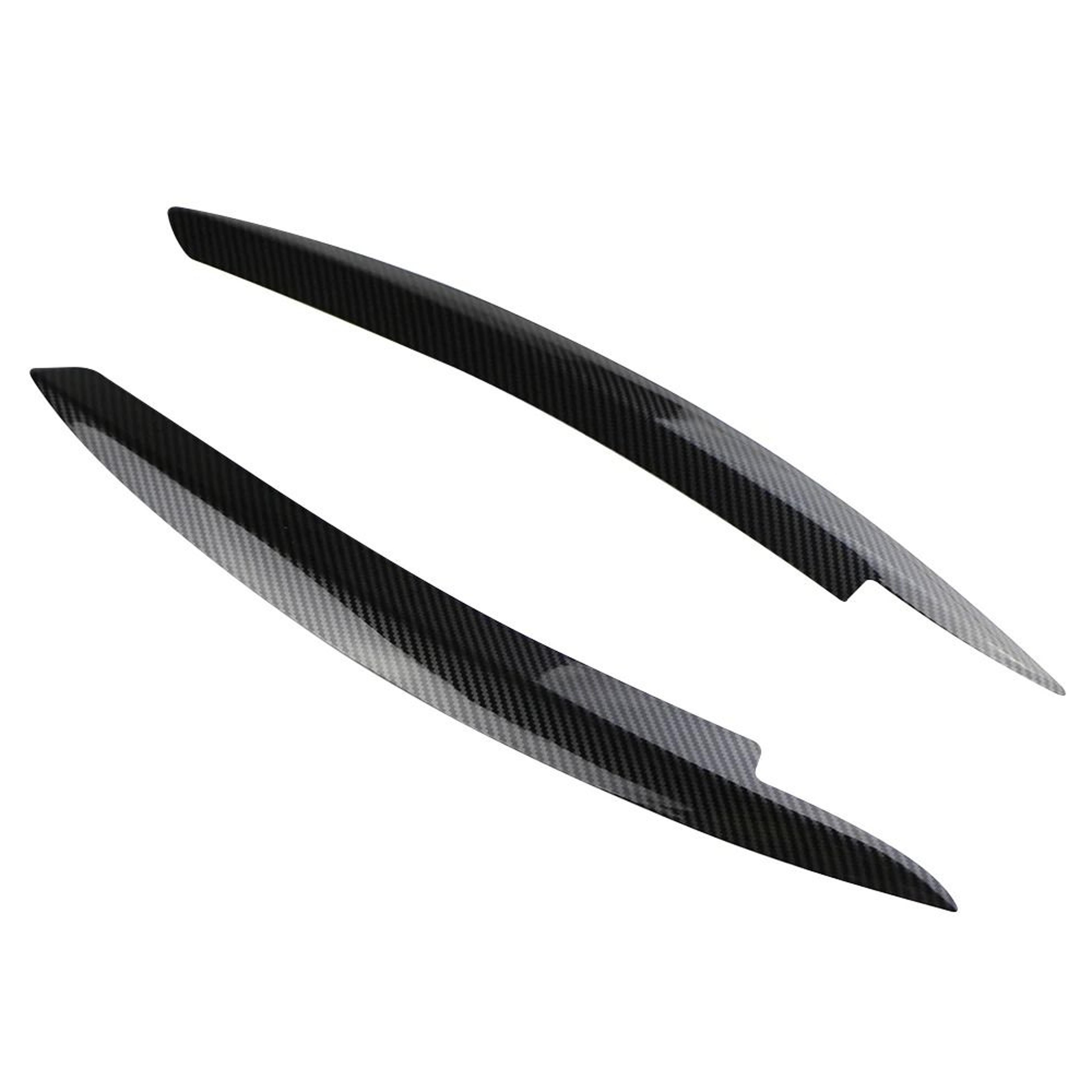 ABS Headlight Eyebrows For VW Golf 6 MK6  GTI GTR GTD 20082013 Gloss Black Eyelids 7