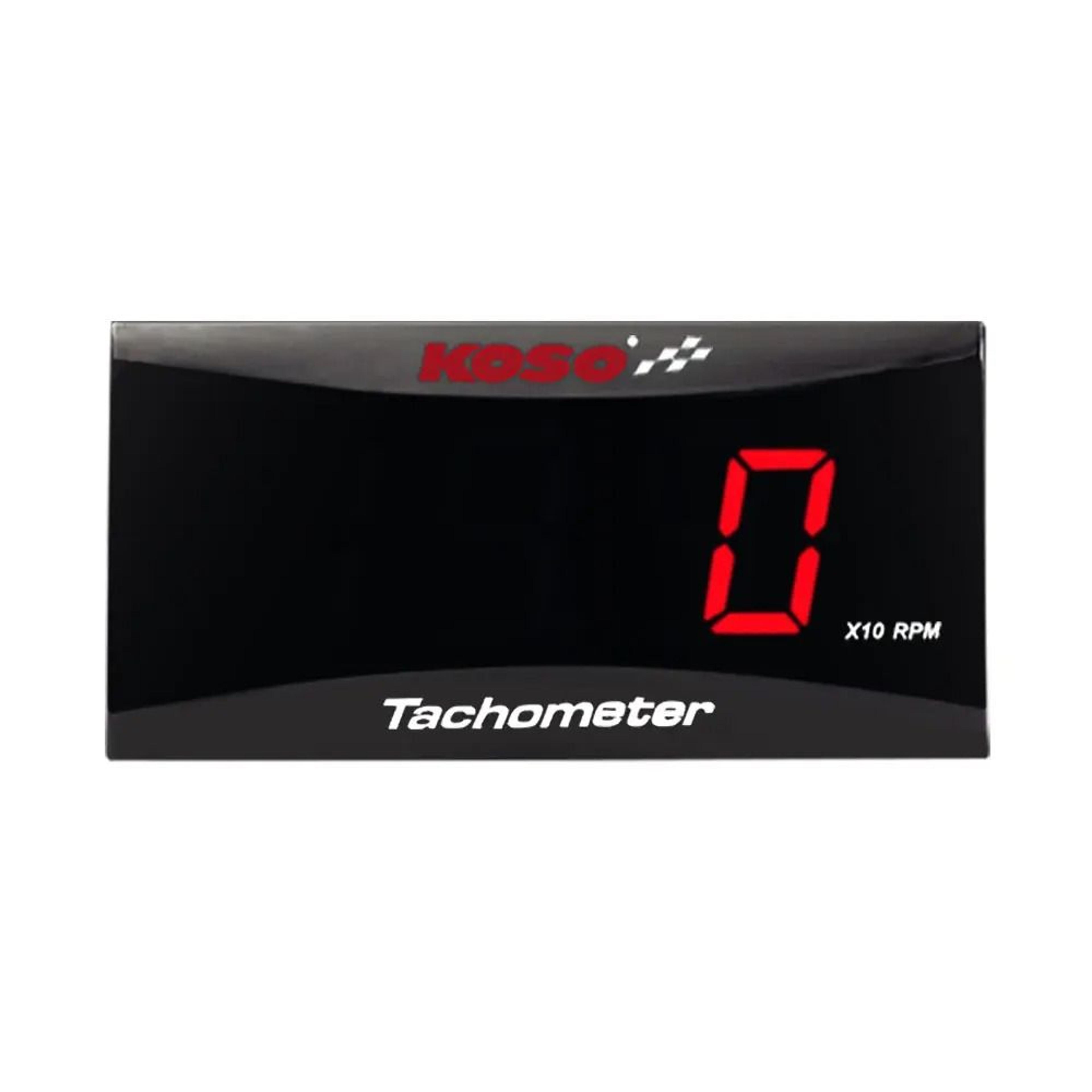 KOSO Mini RPM Meter  Universal Motorcycle LCD Digital Tachometer For Yamaha Suzuki Kawasaki  BMW 7