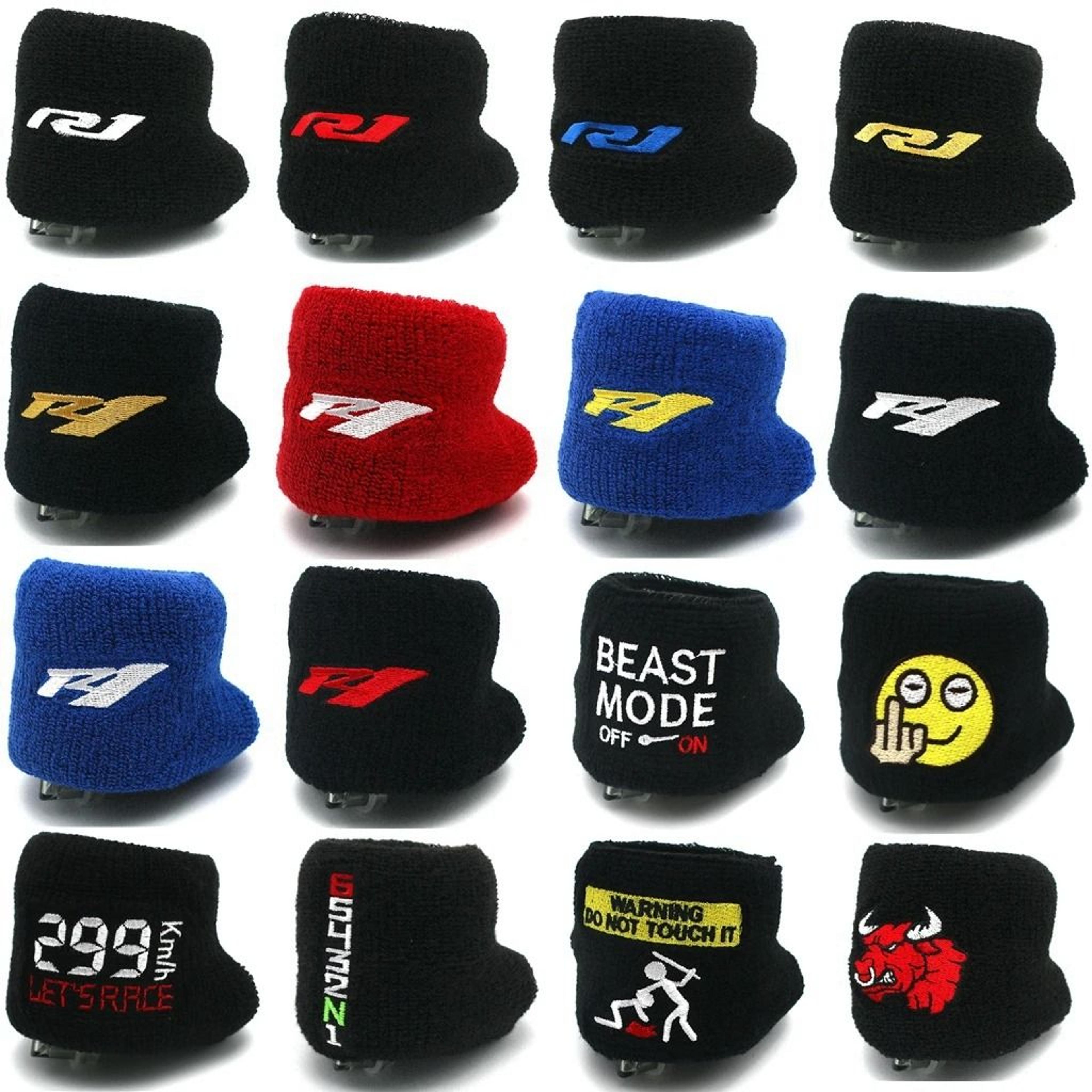 3D Front Brake Reservoir Sock Cover  Premium Fluid Tank Protector For Yamaha YZFR1  R1M 0