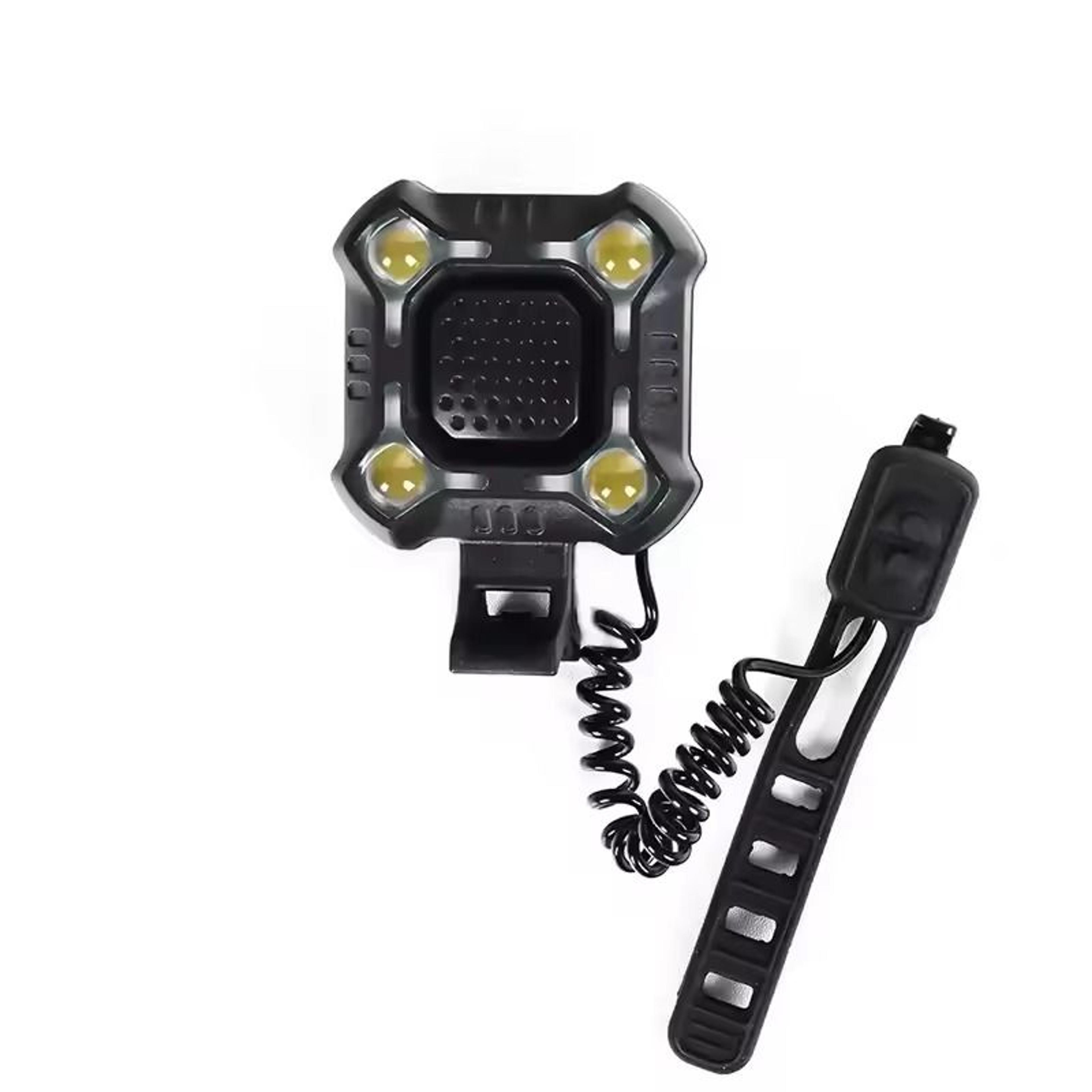 140dB HighIntensity Bicycle Horn  Headlight  USB Rechargeable Safety Alert Device For EBikes  Scoot 6