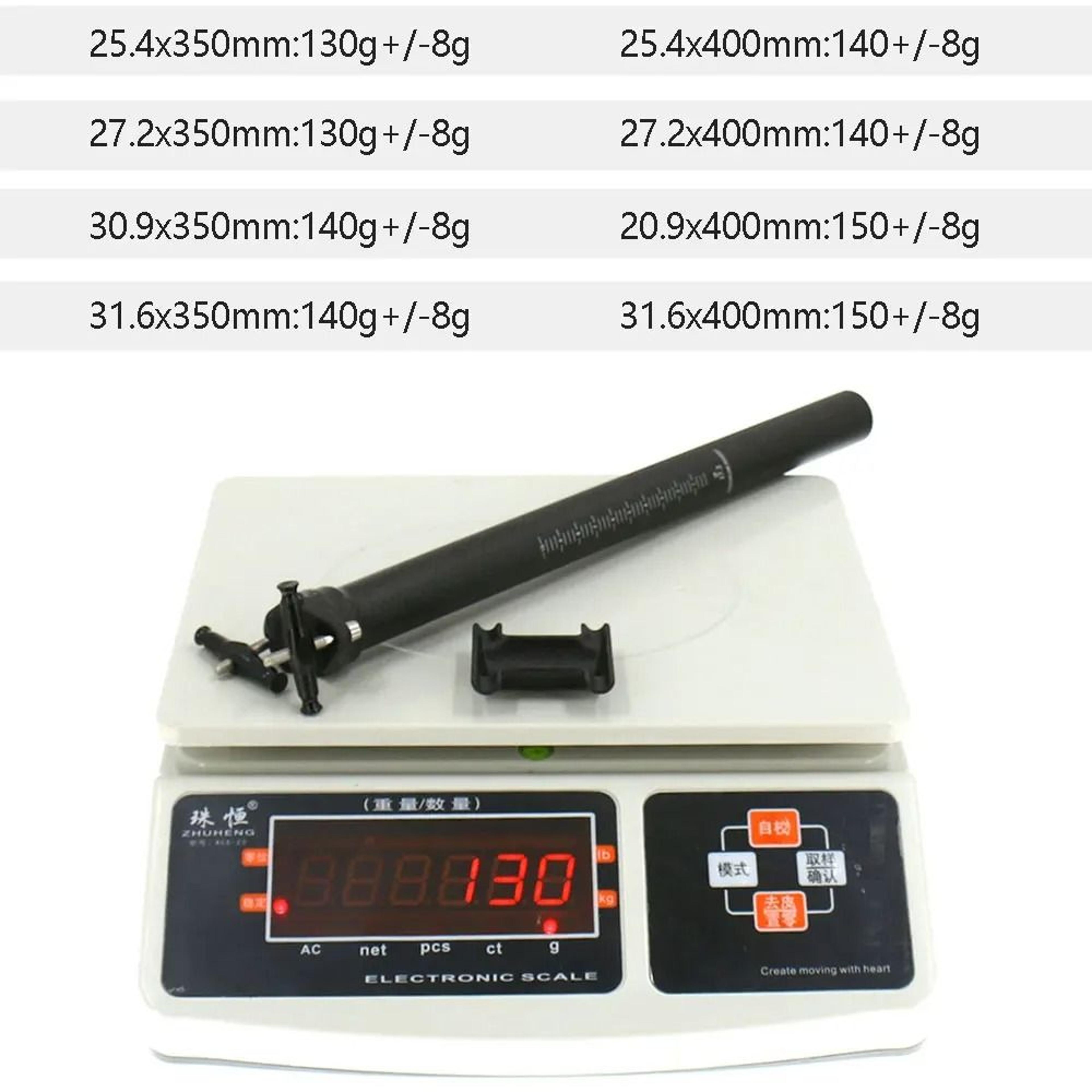 ELITA ONE Ultralight Carbon Fiber Seatpost  130g HighPerformance MTB  Road Bike Seat Post 1