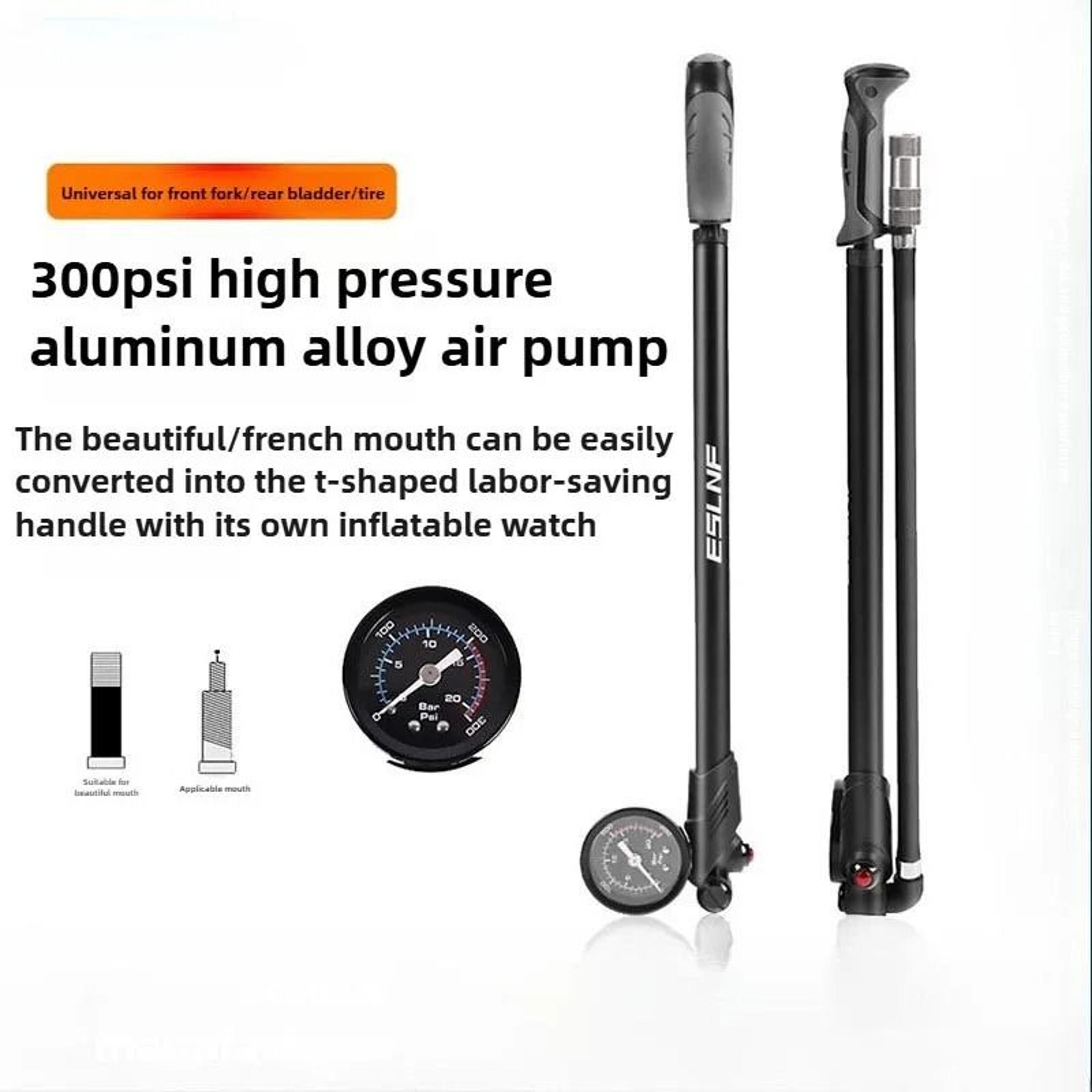 ESLNF 300PSI HighPressure Shock Pump  Professional Suspension Pump For MTB Fork  Rear Shocks 0