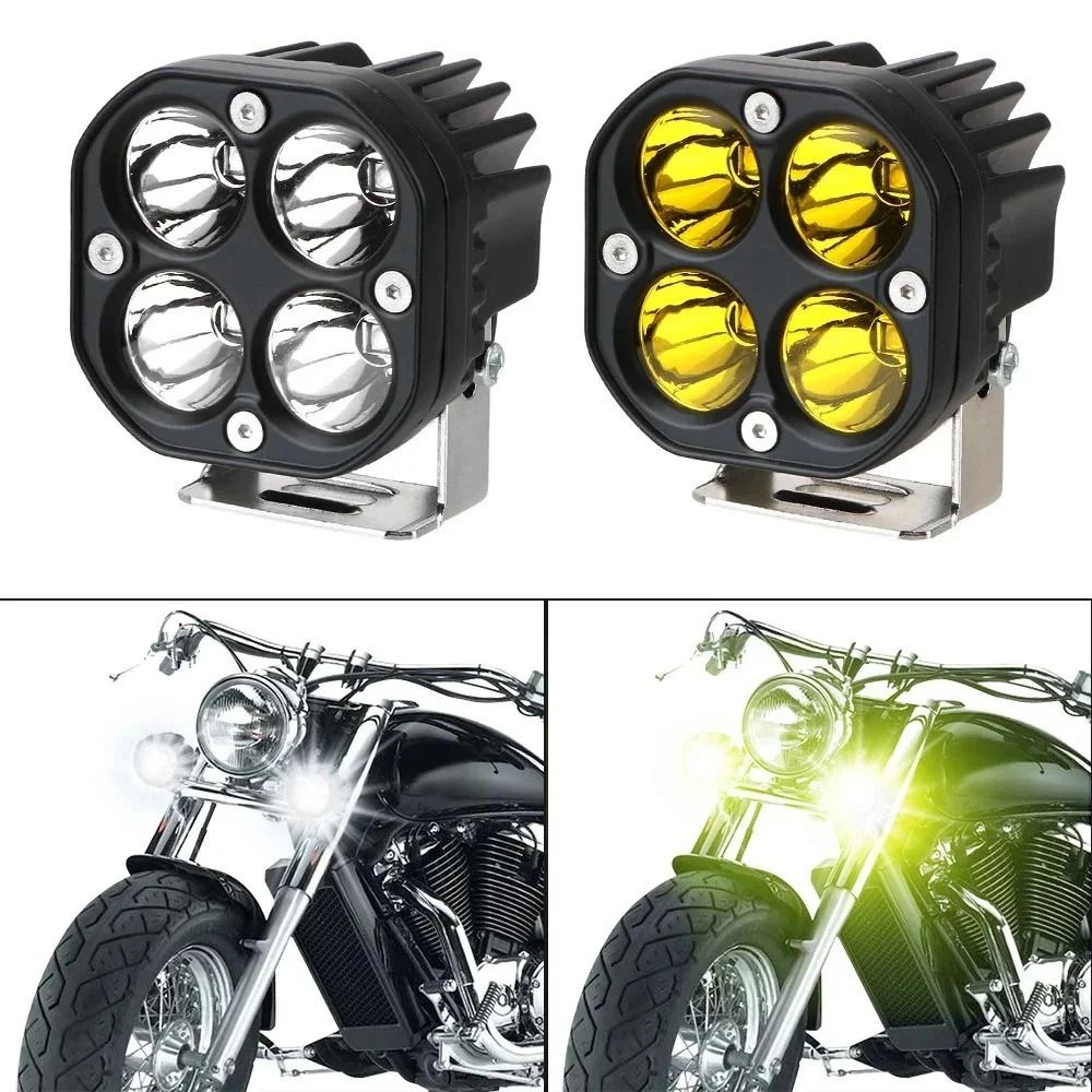 3Inch Mini LED HighIntensity Work Light  Square 40W Yellow  White Spotlight For 4x4 Offroad  Motorc 0