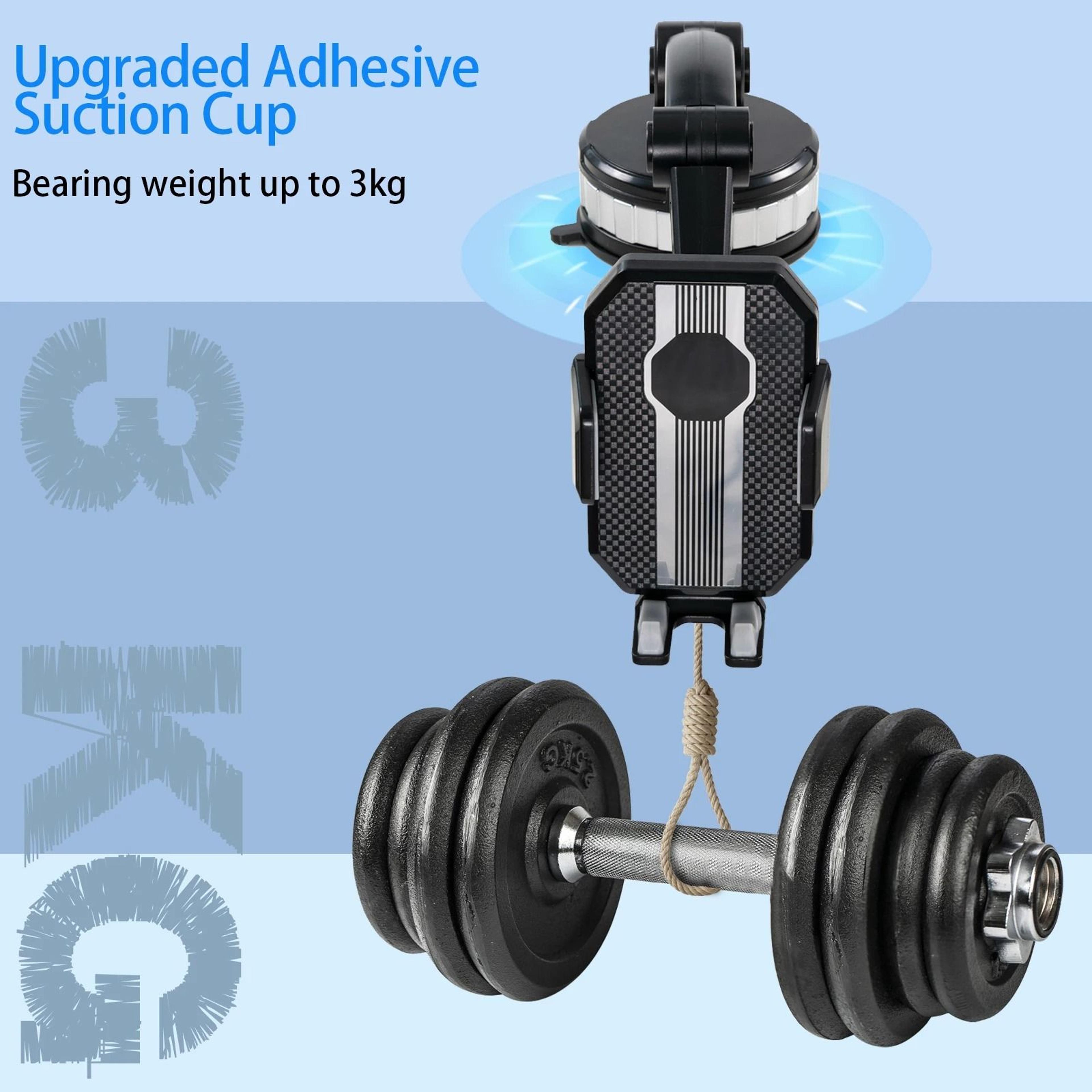 360 Rotation Universal HighIntensity Car Mount  Mechanical Joint Suction Holder For Windshield  Das 1