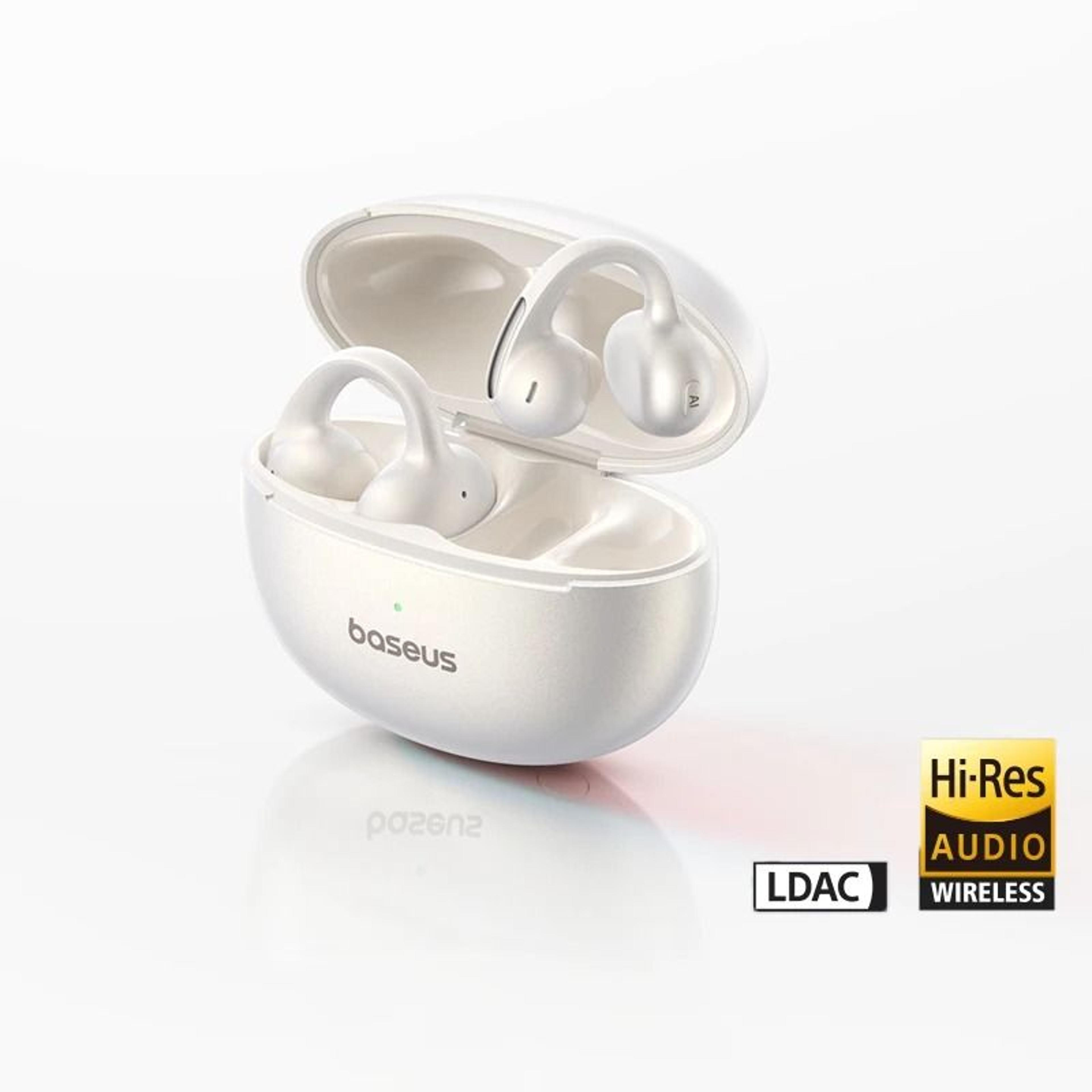 Baseus MC1 Pro Wireless Ear Clip Earphones  Bluetooth 60 HiRes OpenEar Buds With 4Mic ENC 6