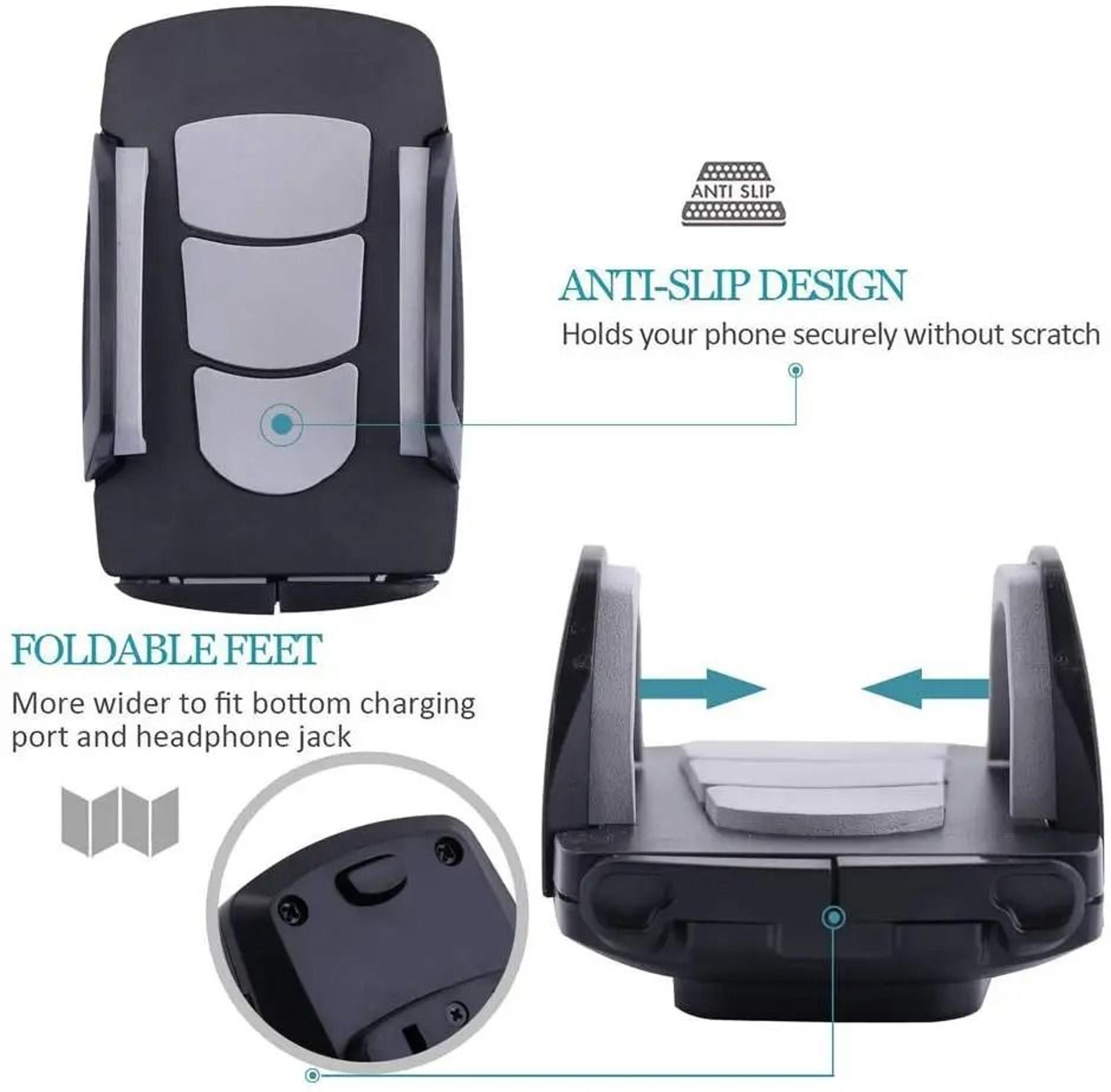 Universal Car CD Slot Phone Mount  HighStability GPS Stand For IPhone Samsung Xiaomi  LG 4