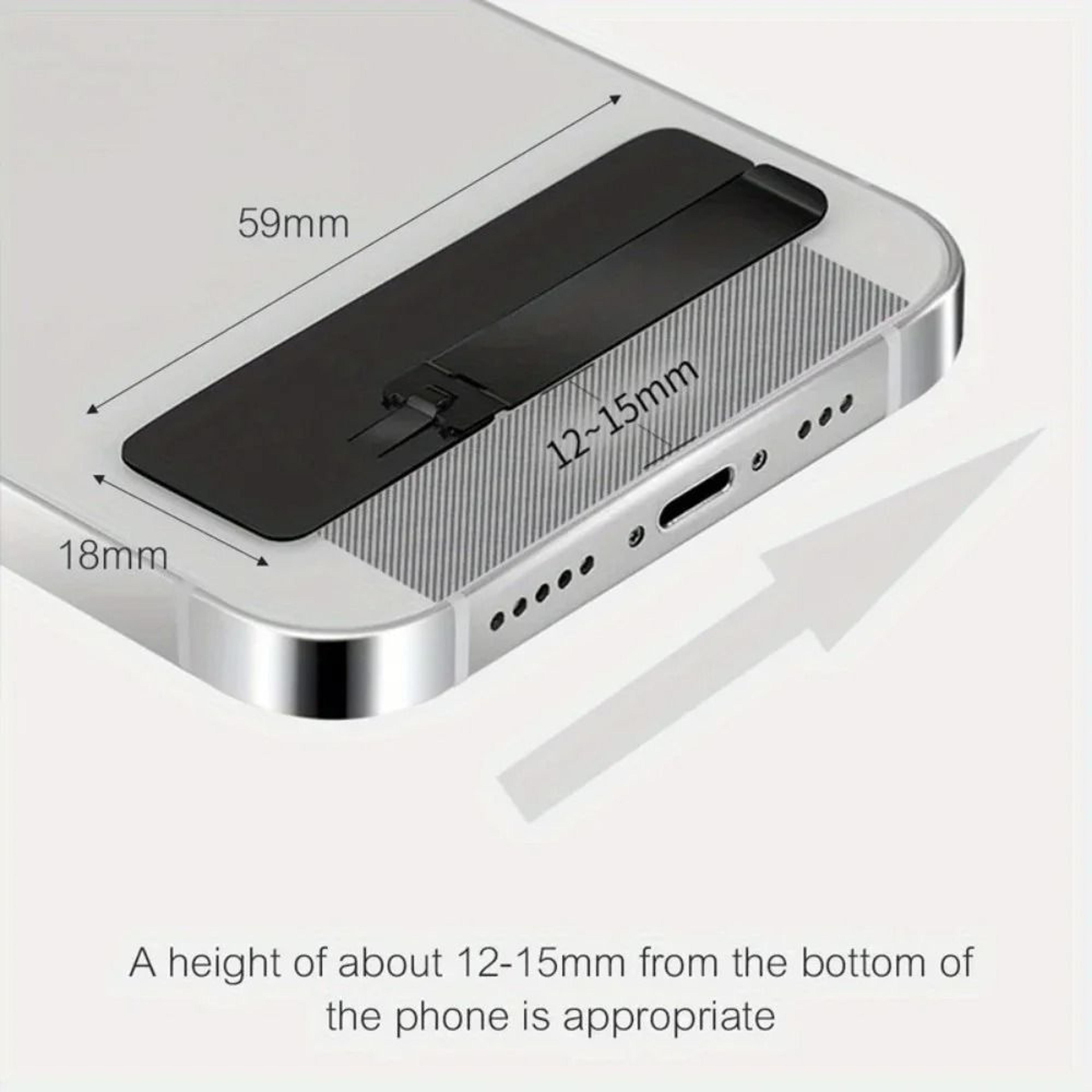 2Pack UltraThin Mini Phone Kickstand  Universal Metal Steel Folding Desktop Bracket 4