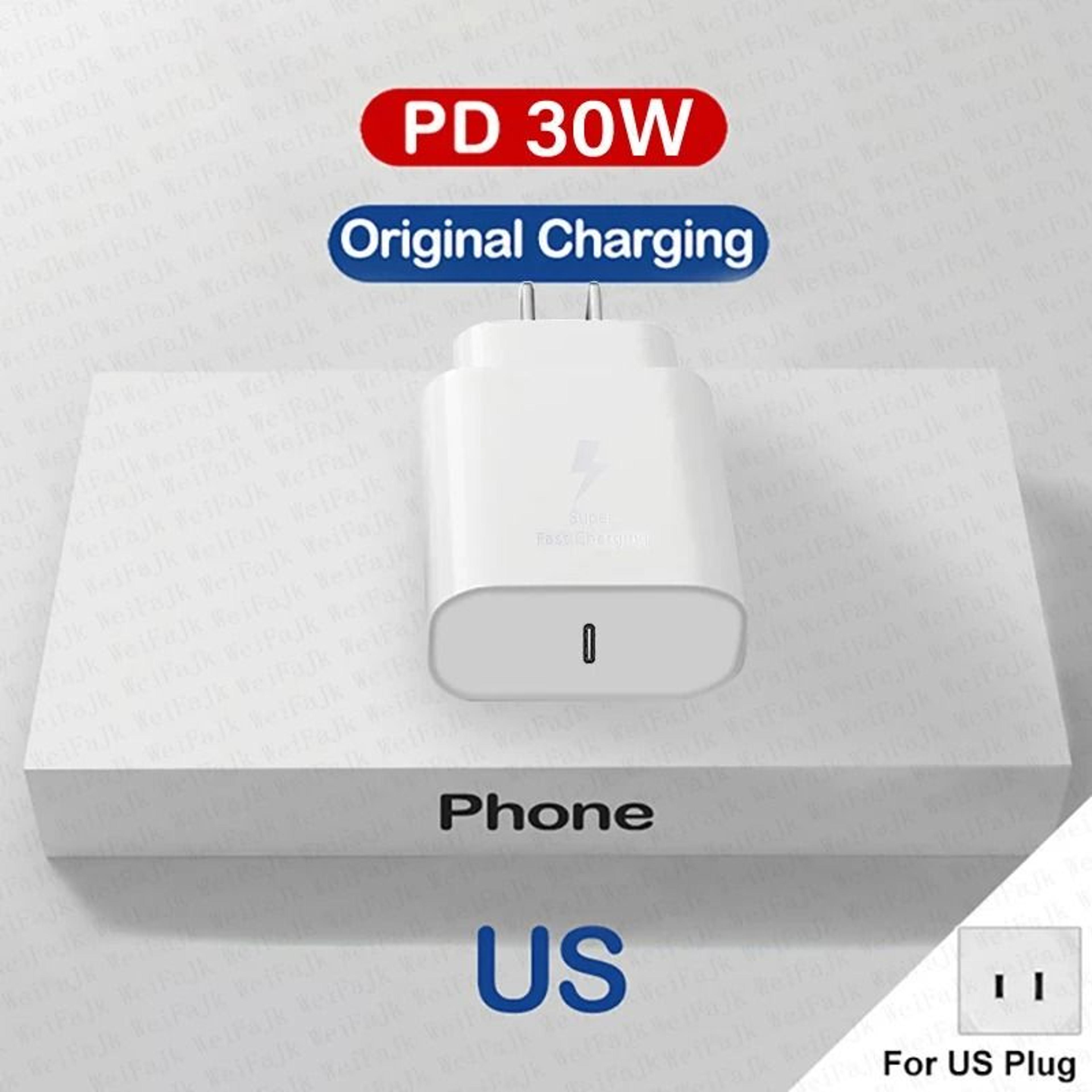 Original 30W TypeC Quick Charger  HighSpeed PD Fast Charging Wall Plug For IPhone 16 Series  IPad 10