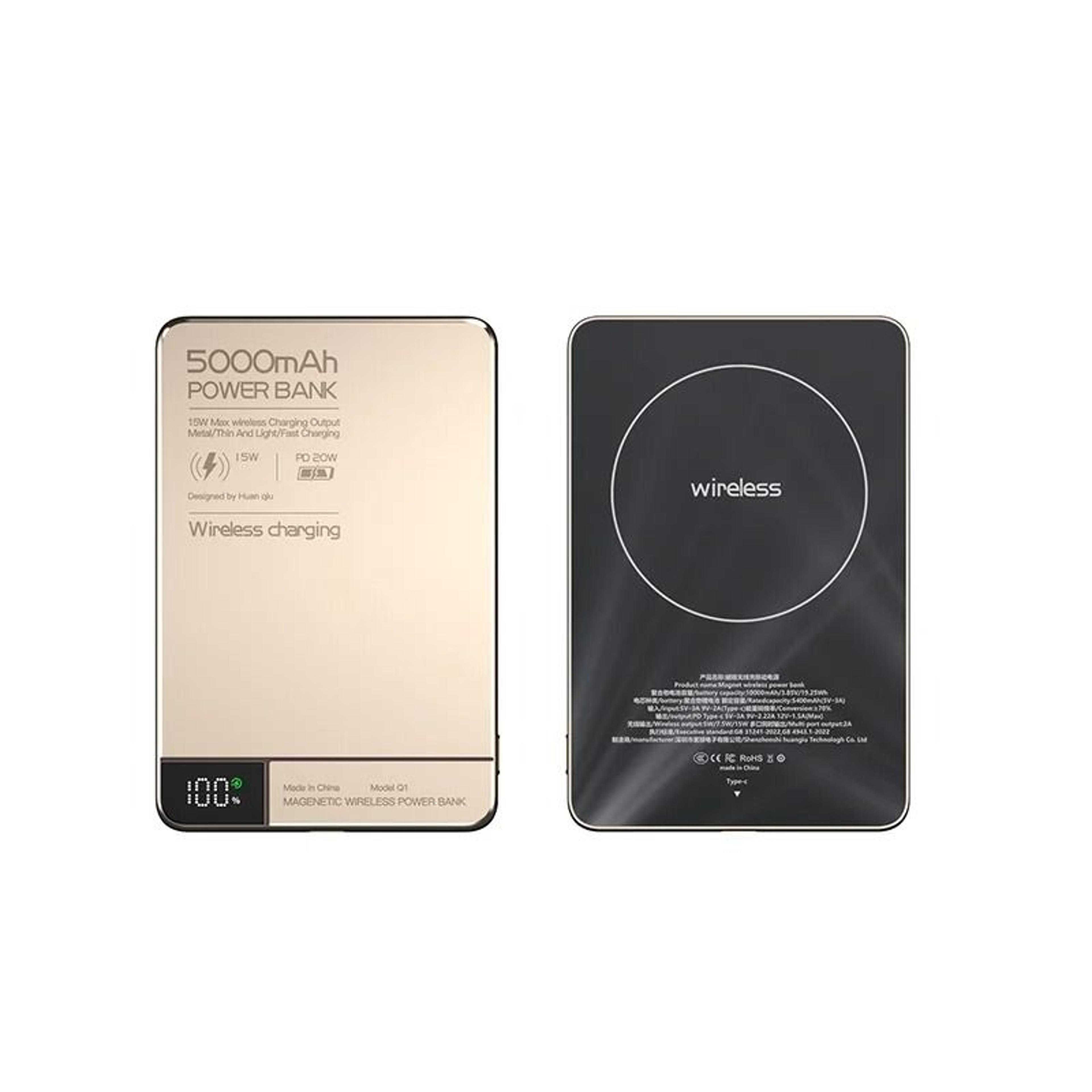 Slim Magnetic Wireless Power Bank  10000mAh Portable Fast Charging Battery For IPhone 1615141312 6