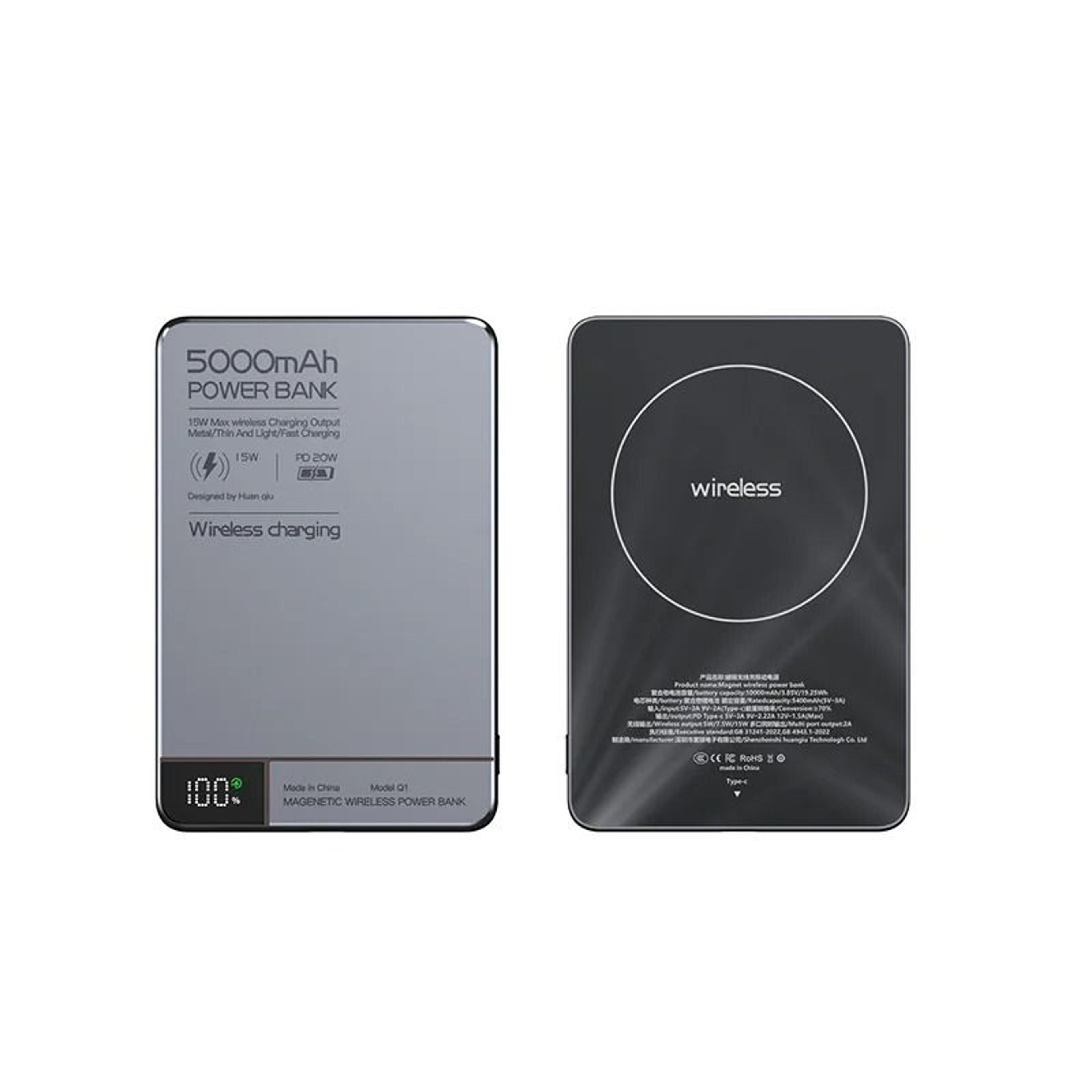 Slim Magnetic Wireless Power Bank  10000mAh Portable Fast Charging Battery For IPhone 1615141312 8