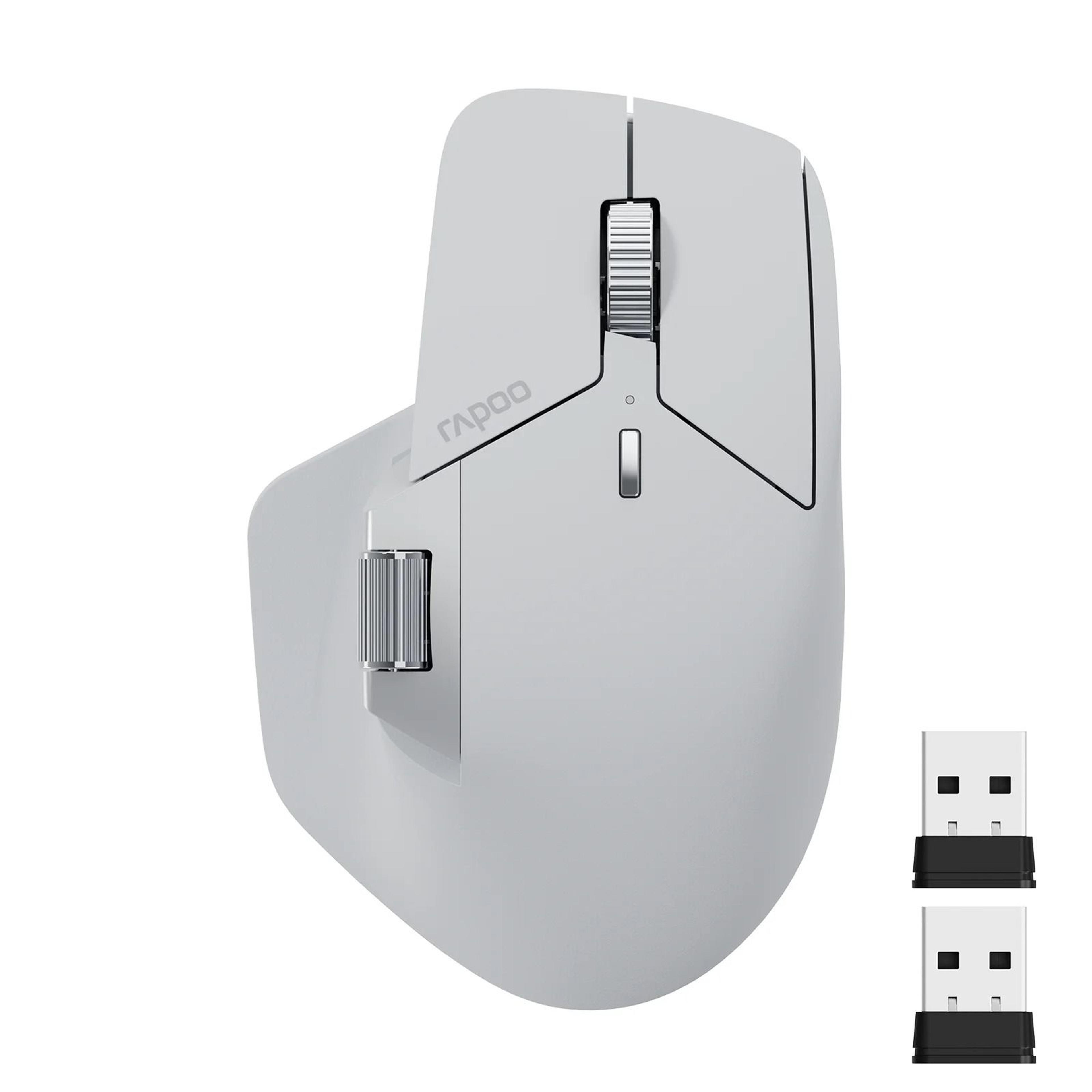 Rapoo MT760 MultiMode Wireless Mouse  Ergonomic Rechargeable Laser Mouse With 4000 DPI 6