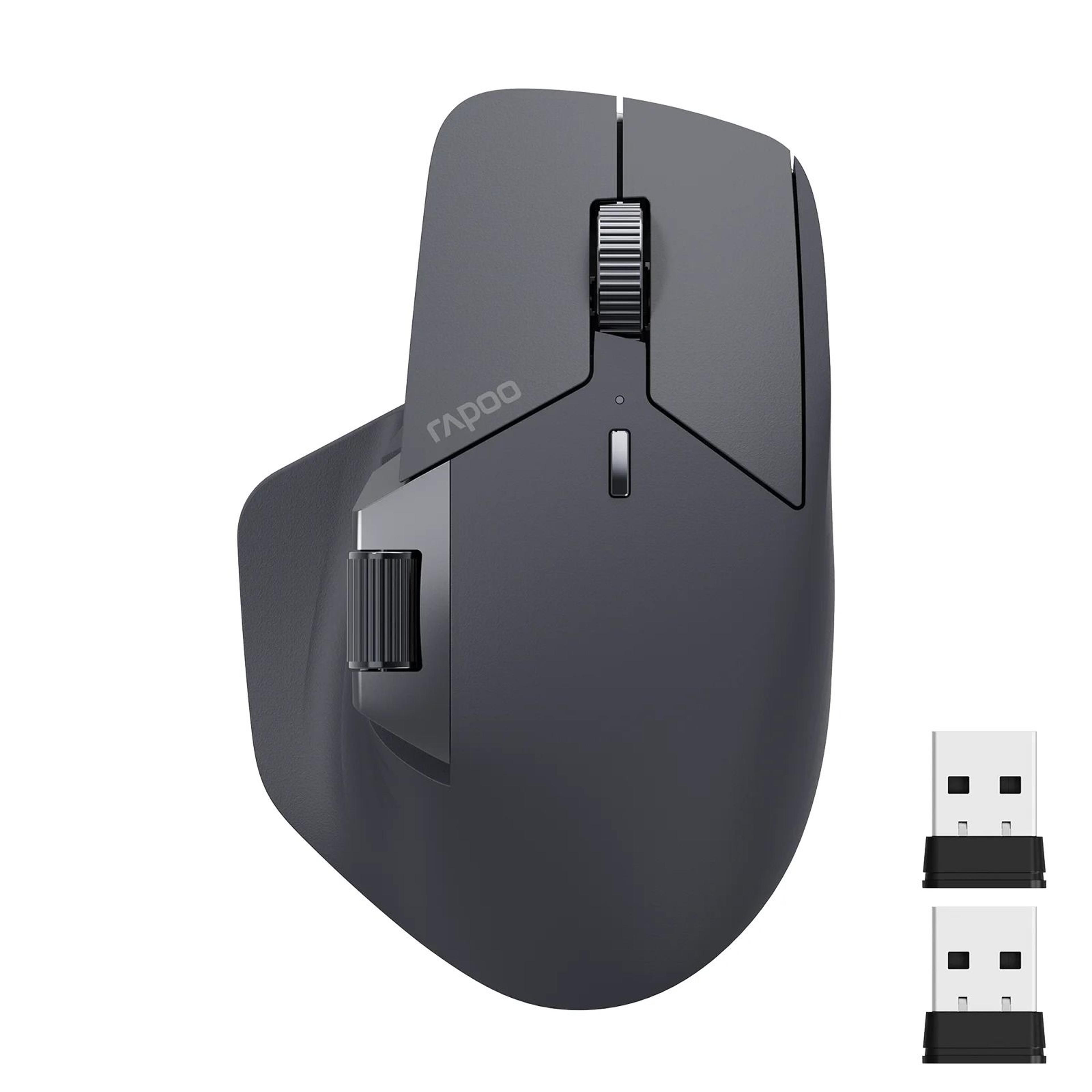 Rapoo MT760 MultiMode Wireless Mouse  Ergonomic Rechargeable Laser Mouse With 4000 DPI 7