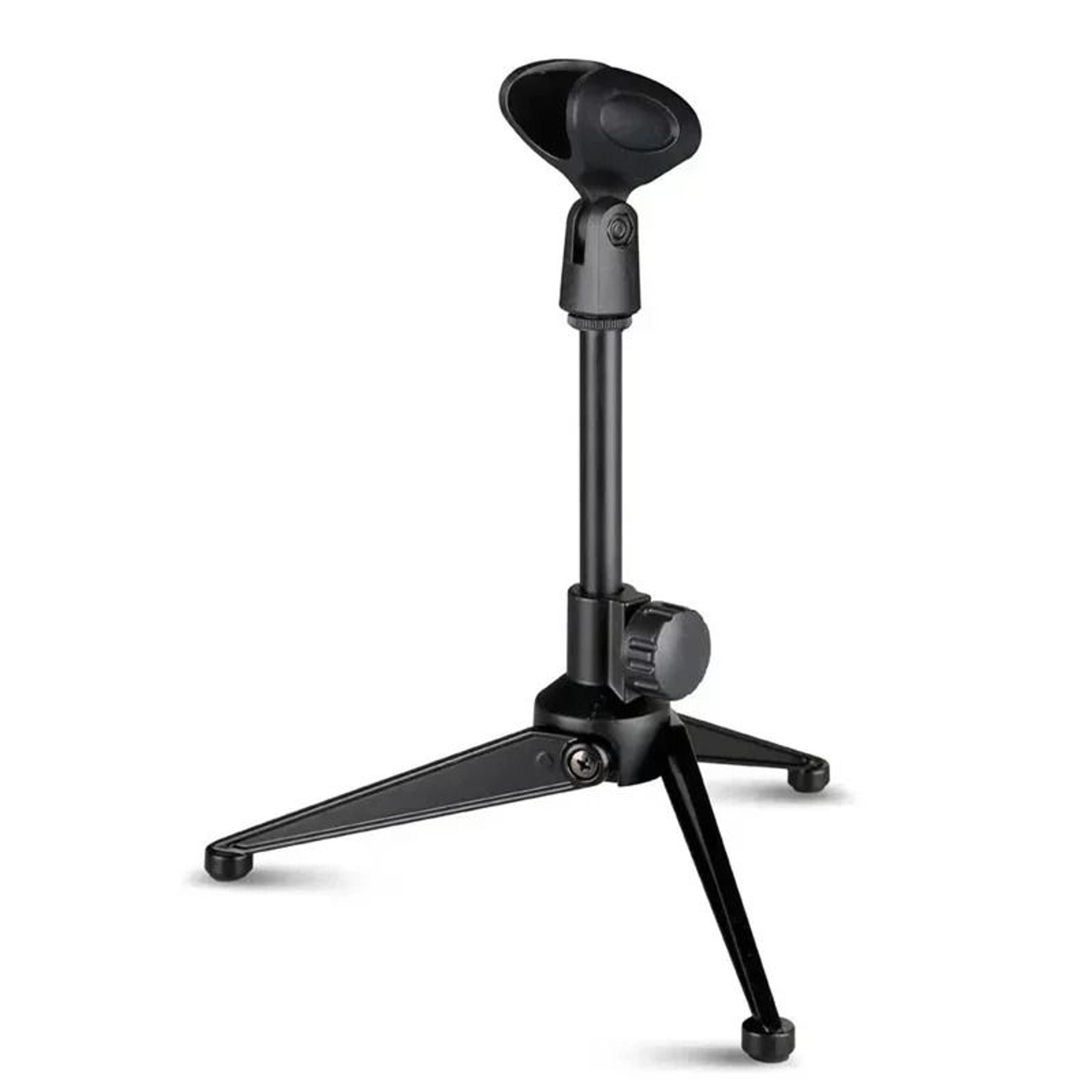Universal Adjustable Mini Desktop Microphone Stand  Portable Tripod Mic Holder 6