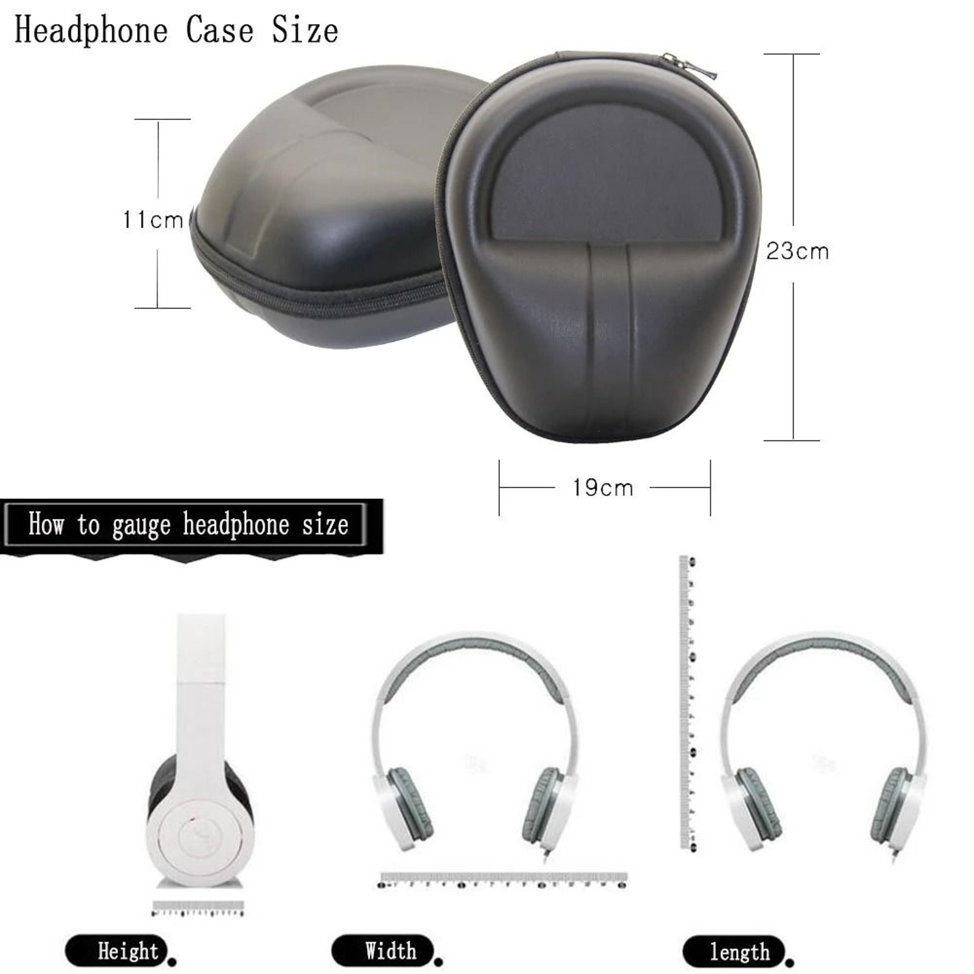 Hard Shell Headphone Case  Universal Storage Bag For Sennheiser HD Series  OverEar Headsets 5