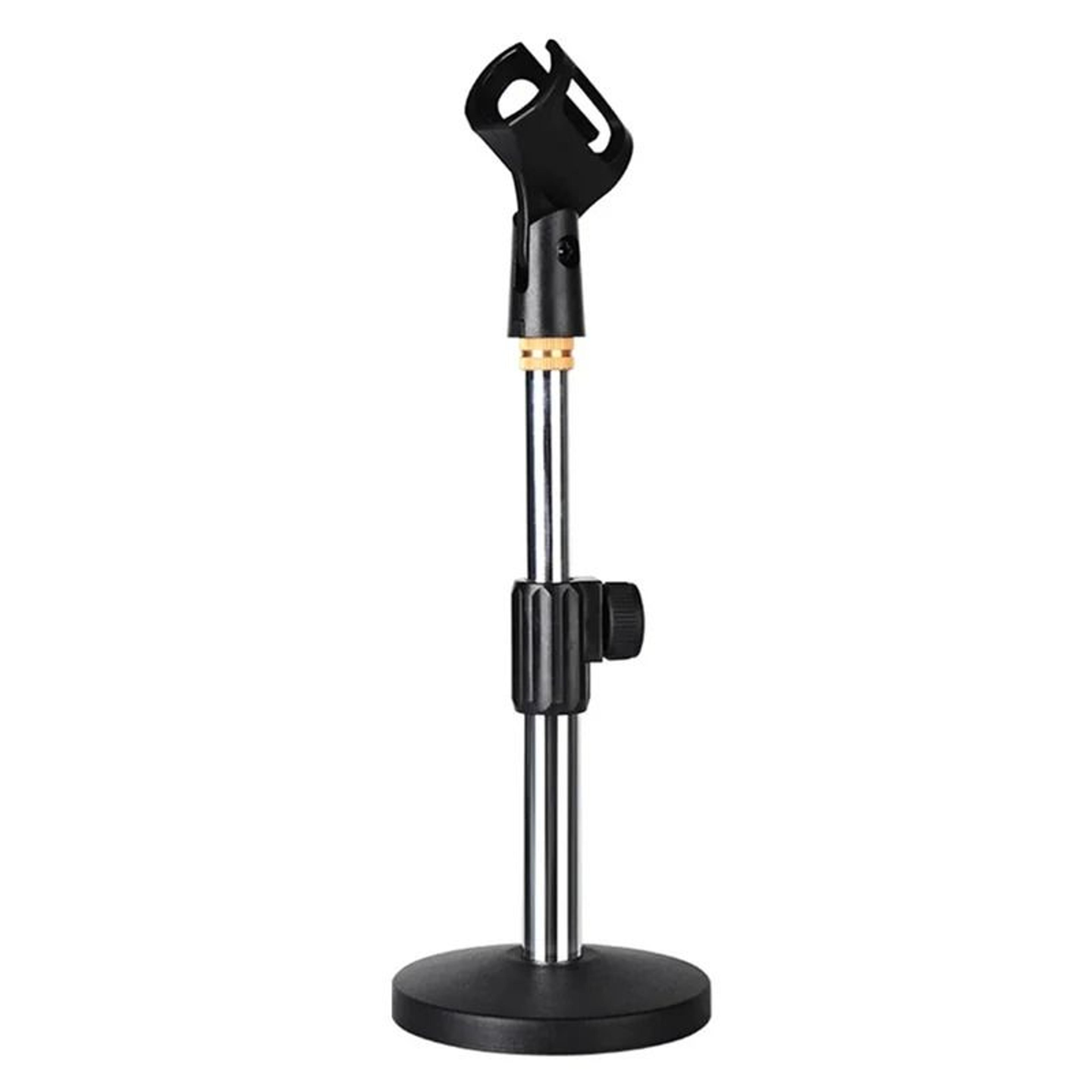 Universal Adjustable Desktop Microphone Stand  Portable Pedestal Mic Holder For Speeches  Live Stre 6
