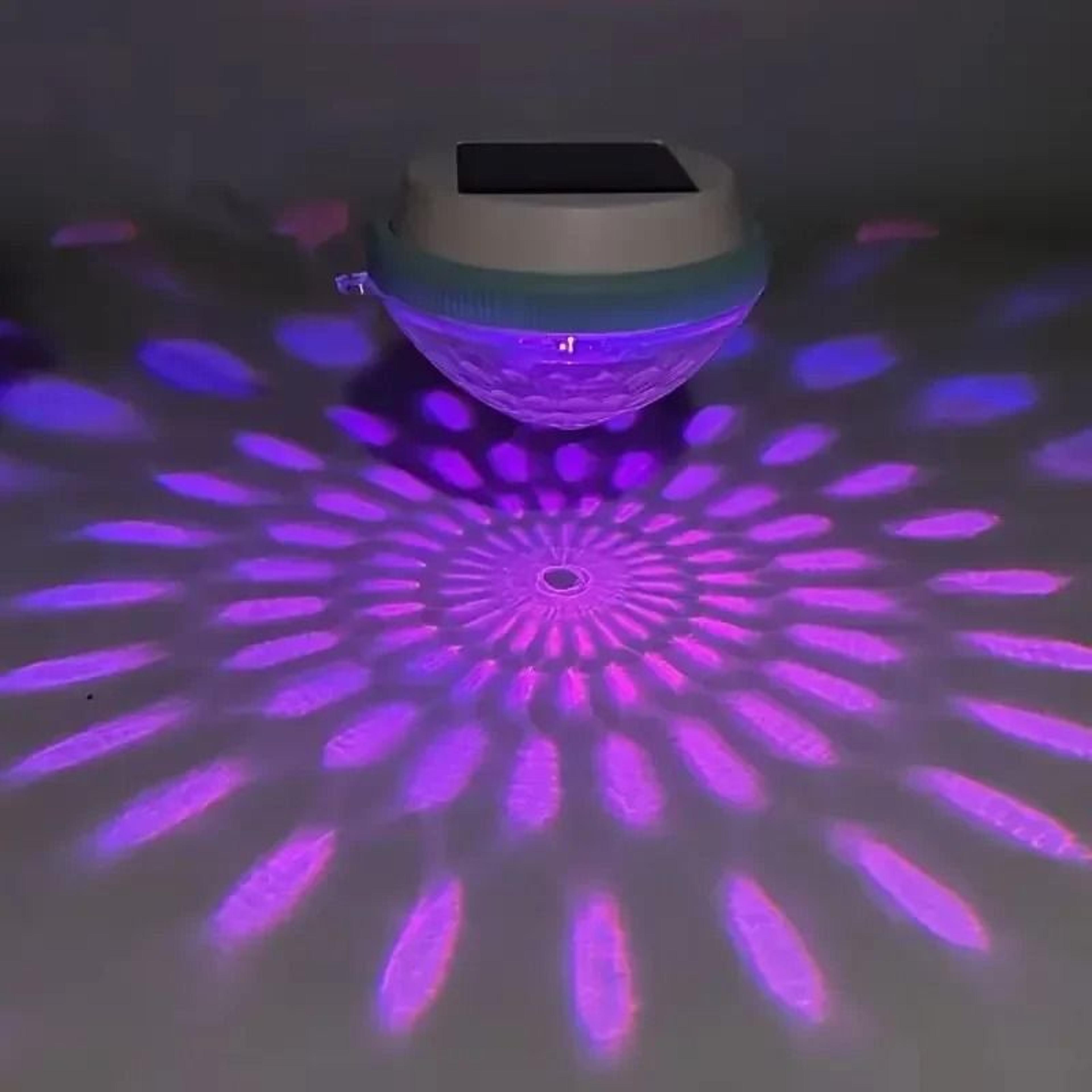 Solar Floating Pool Light  Automatic Night LED With Colorful RGB Ambiance 5