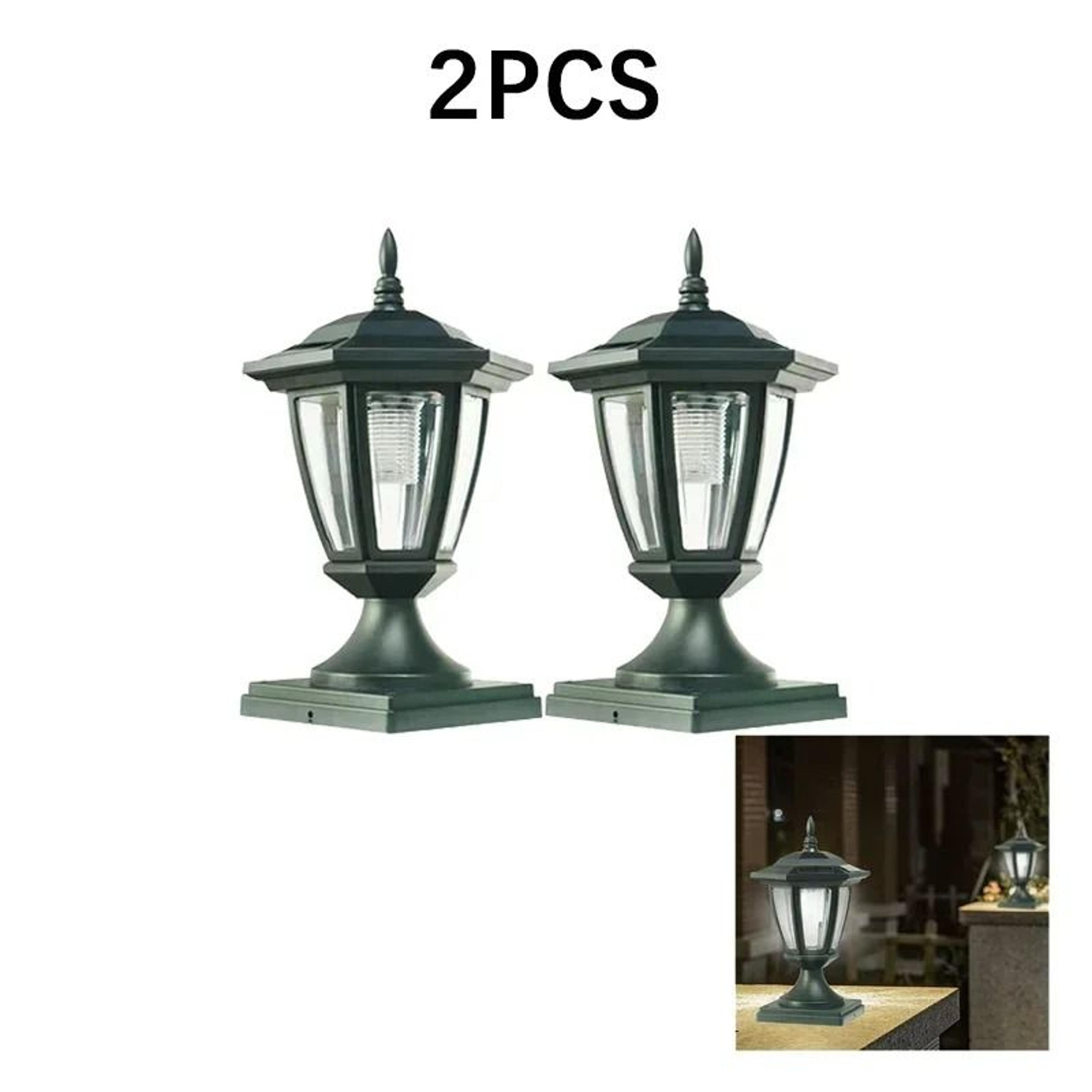 IP65 Solar Fence  Gate Post Lamp  HighBrightness Waterproof Outdoor Security Light For Courtyards 6