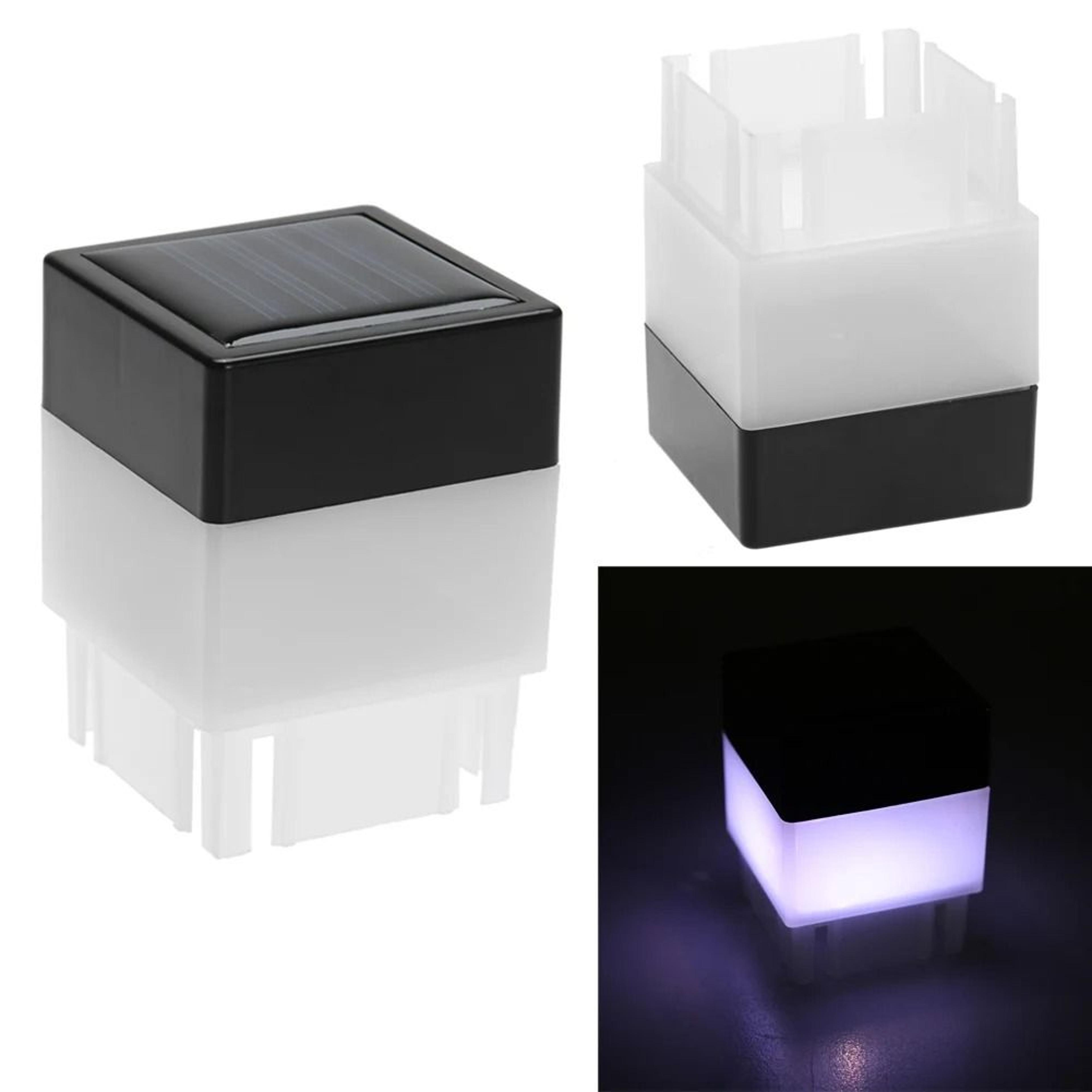 LED Solar Column Head Light  Outdoor Powered Pillar Lamp For Fence  Gate Post Decor 6