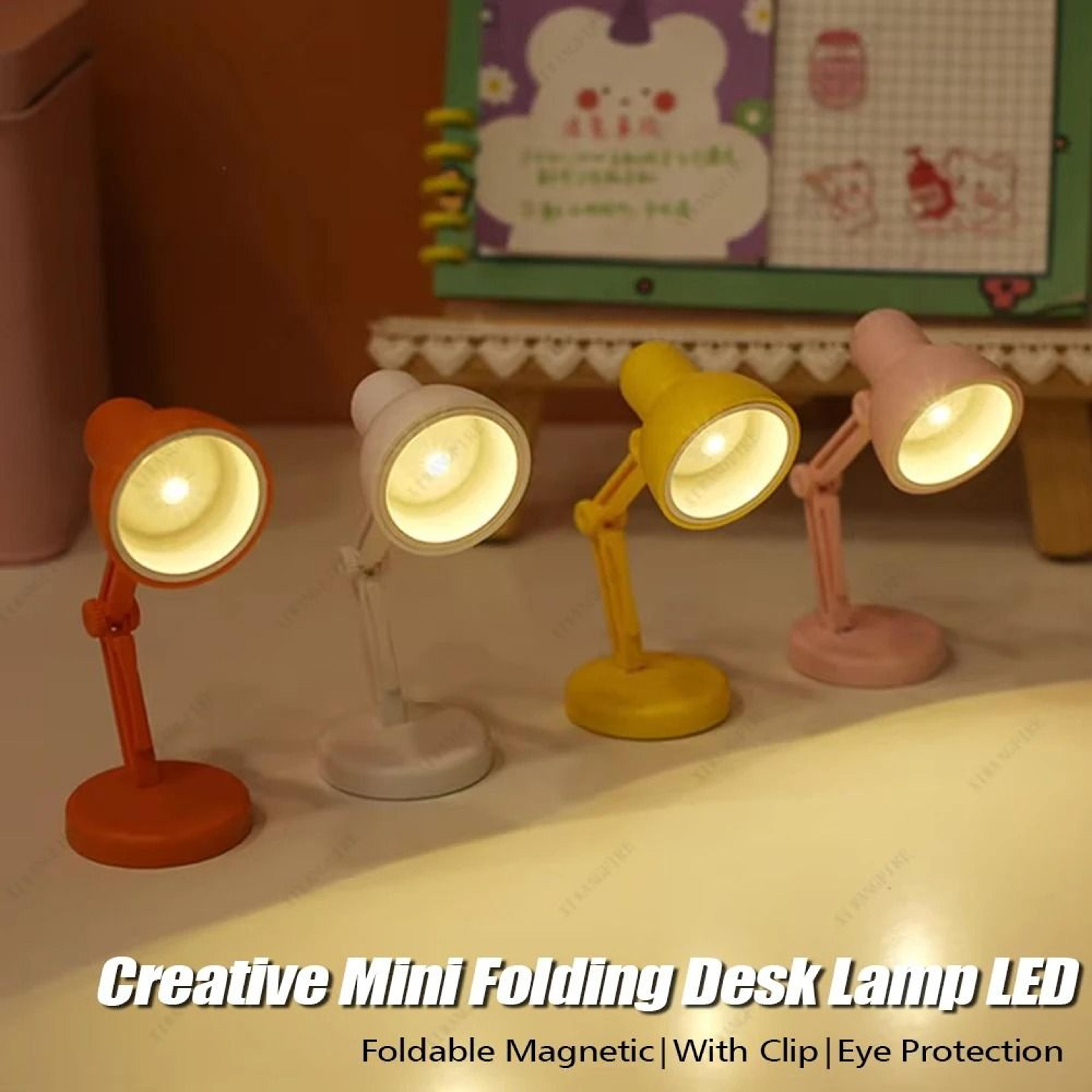 Portable LED Mini Desk Lamp With Clip  USB Powered Reading Light For Bedroom Dorm  Study 0