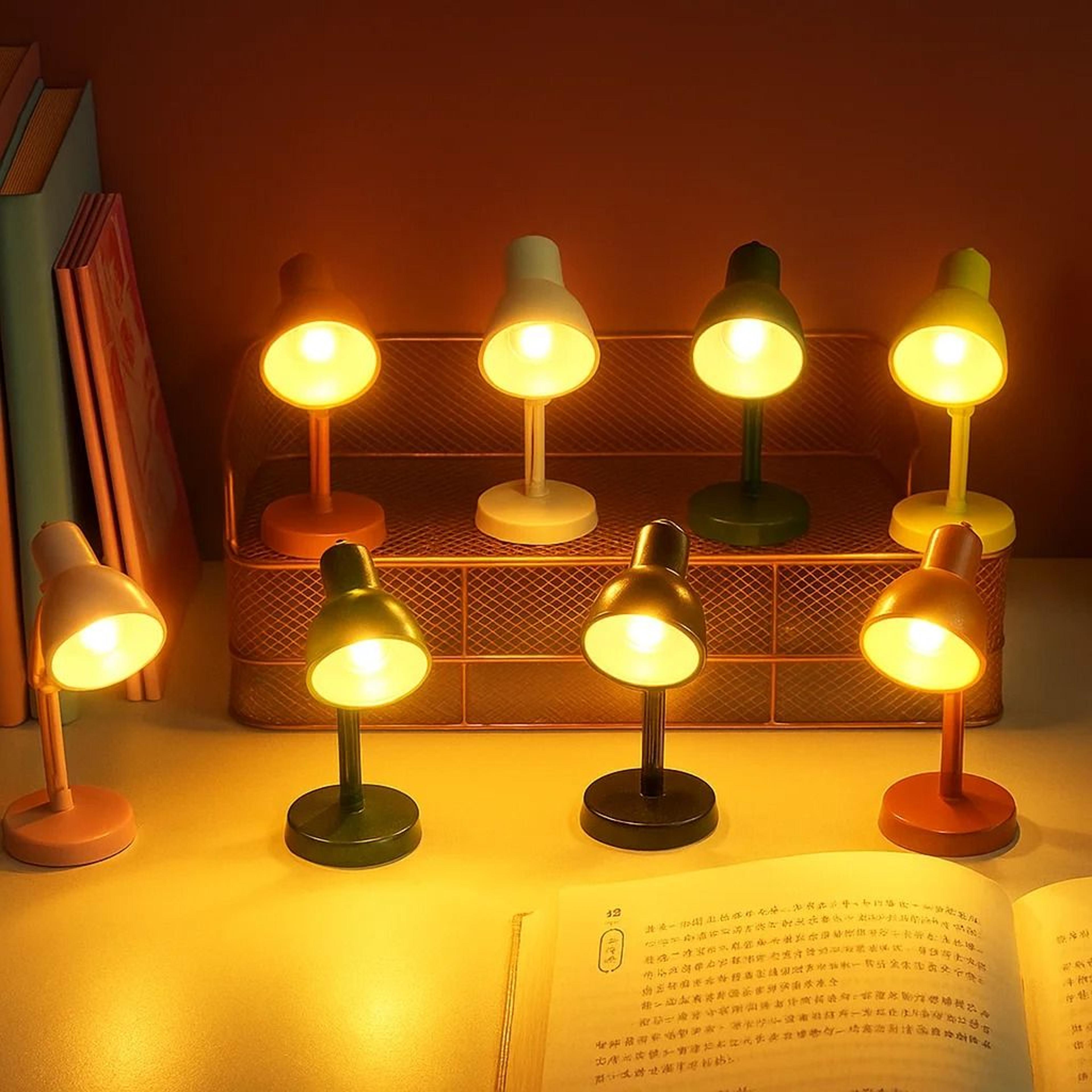 Portable LED Mini Desk Lamp With Clip  USB Powered Reading Light For Bedroom Dorm  Study 1