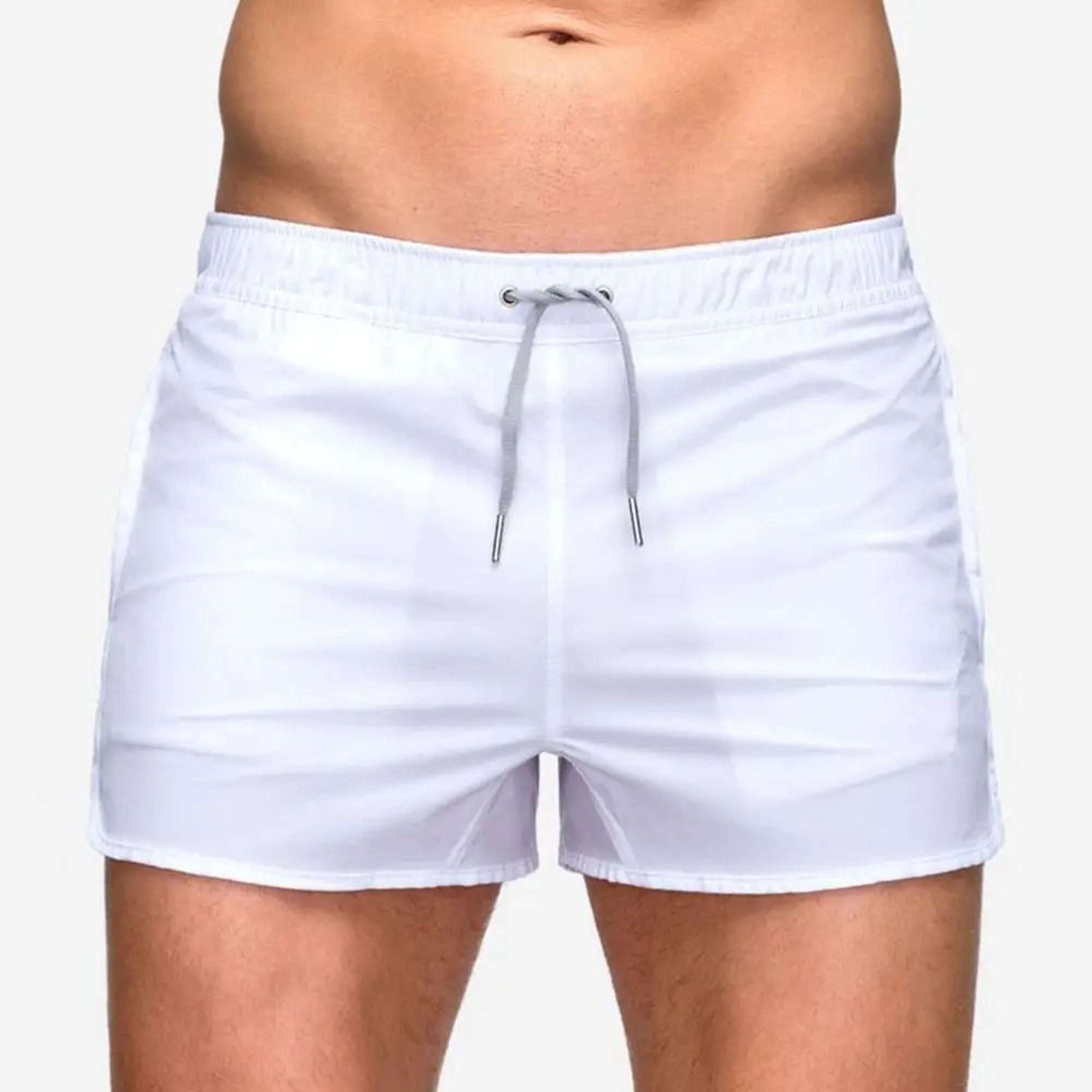 Mens Quick Dry Mesh Sport Shorts  Elastic Waistband Fitness  Beach Surfing Shorts 5