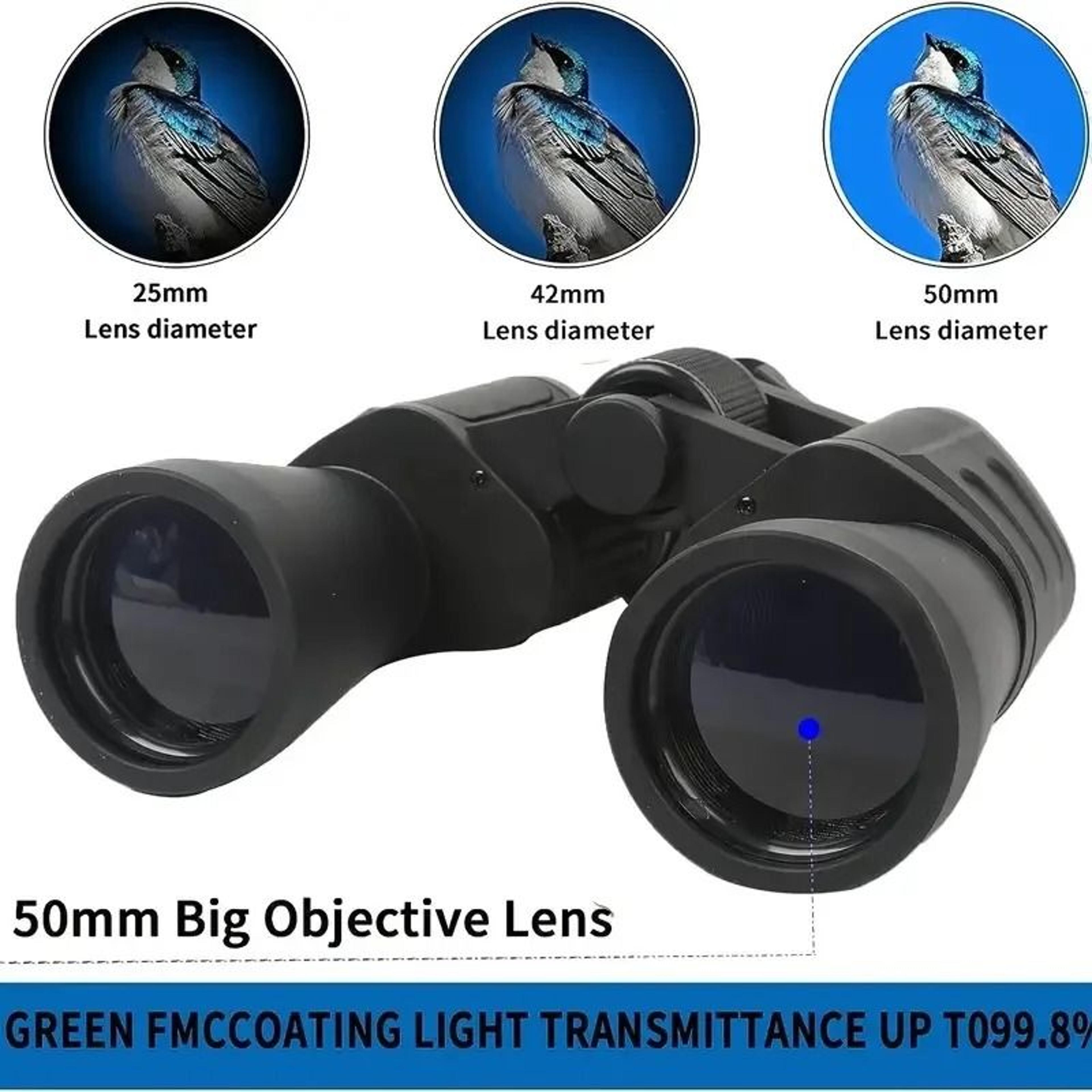 Military 20x50 Powerful Long Range Binoculars  Professional Zoom HD BAK4Prism Telescope  High Magni 4