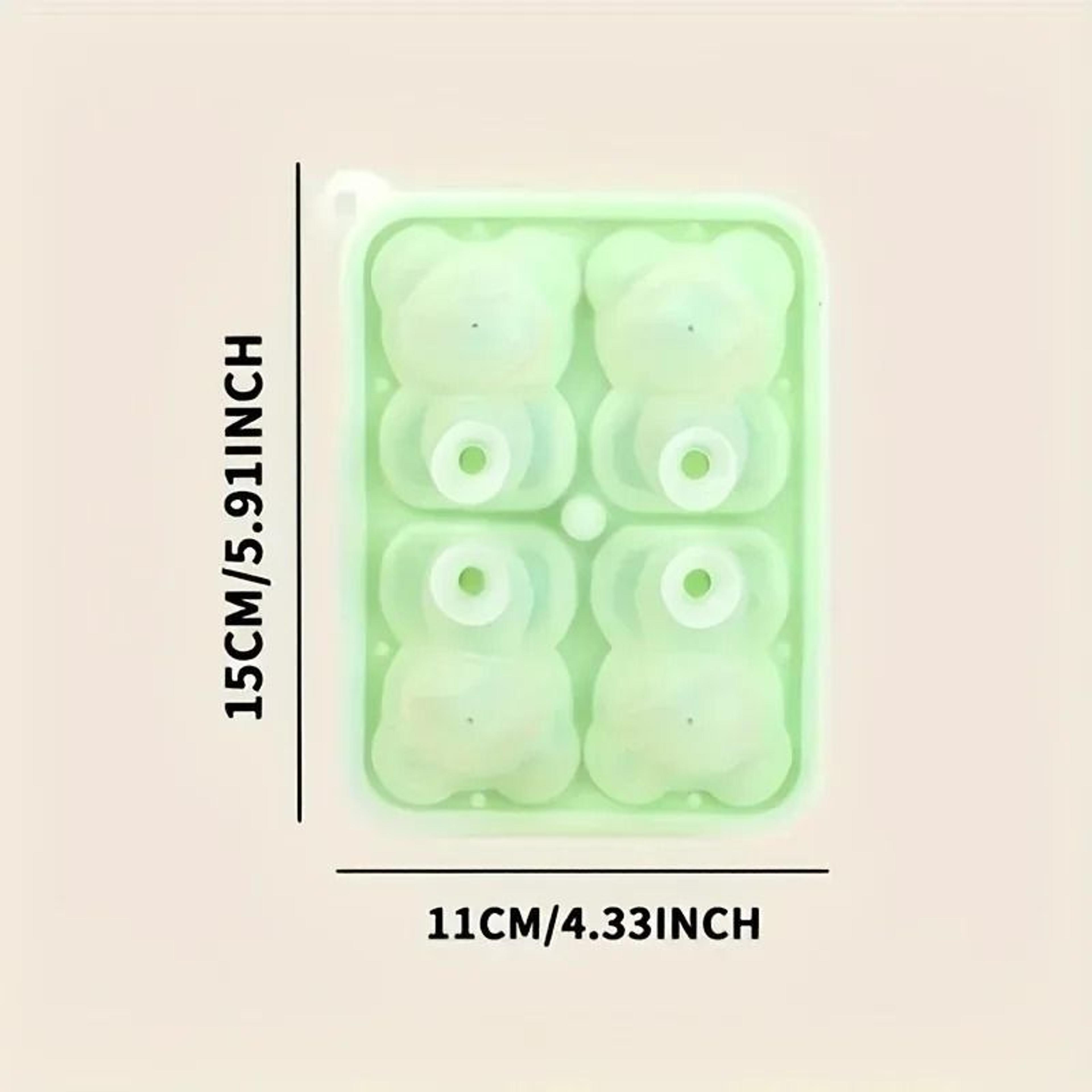 Silicone 3D Ice Bear Candle Mold For DIY Whiskey Cocktail Making And Creative Crafts 1