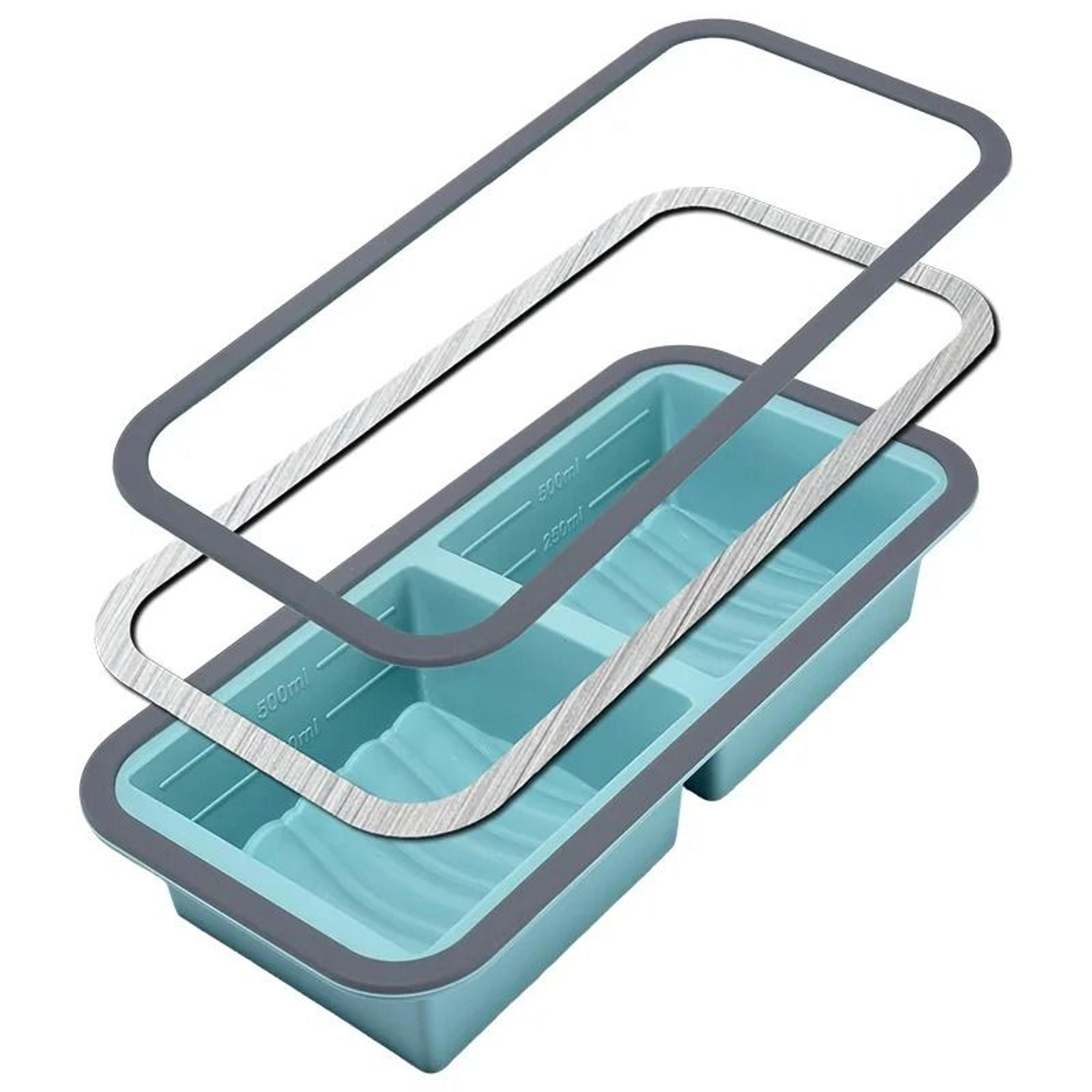 Premium Silicone Freezer Trays With Lids For Meal Prep And Soup Portioning 4