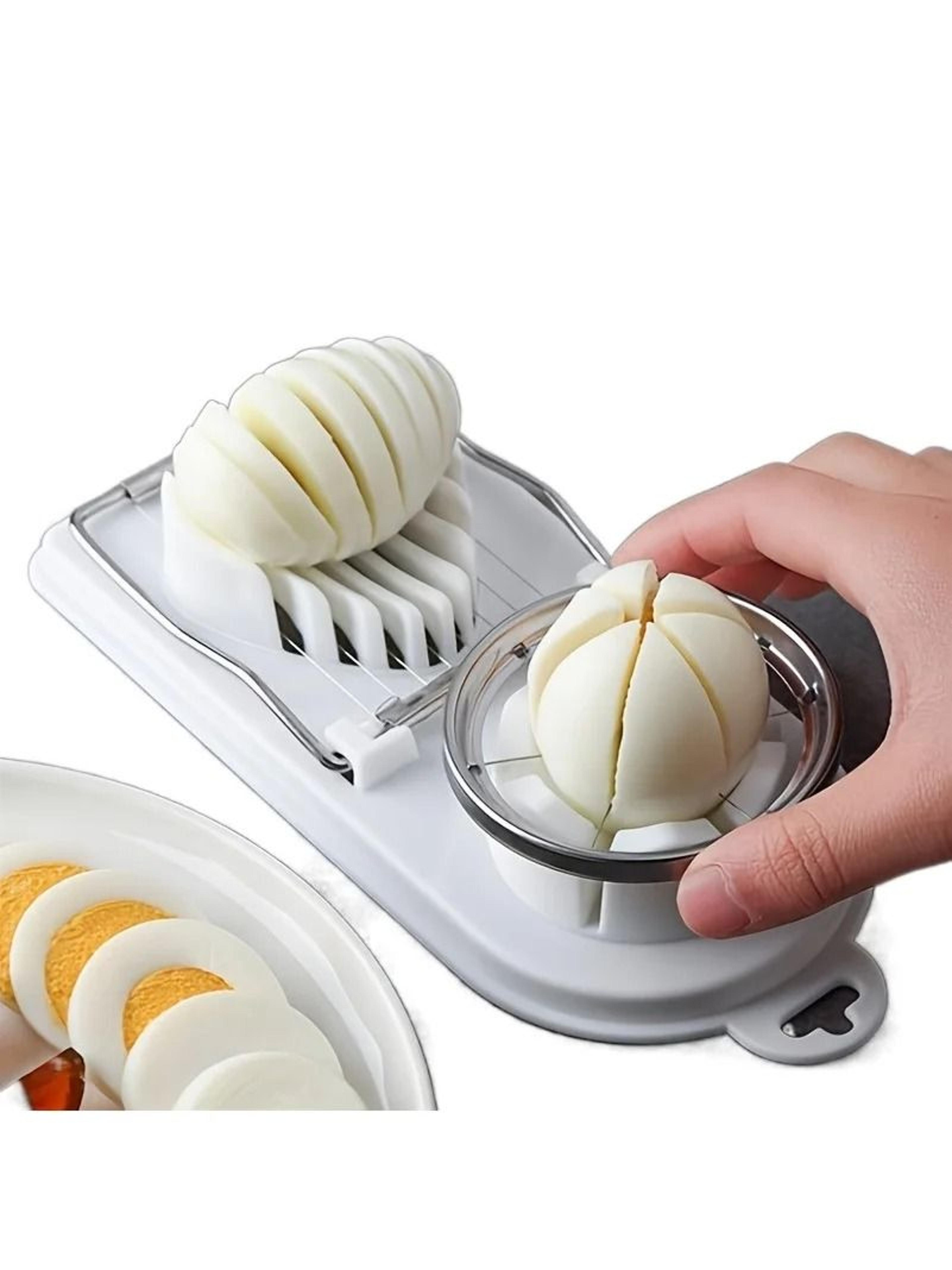 Professional 2in1 Stainless Steel Multifunctional Egg Slicer And Fancy Splitter Tool 6