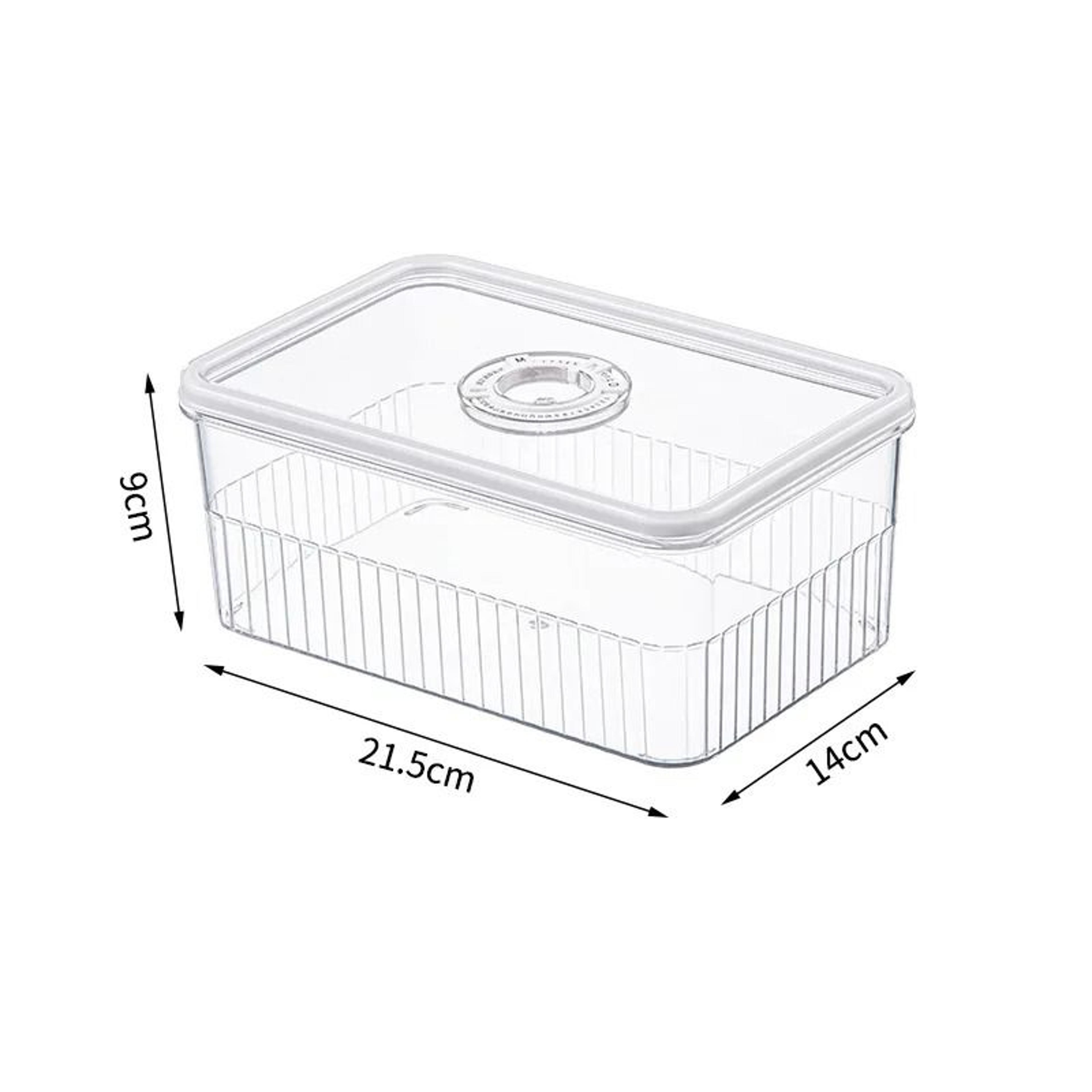 Transparent Refrigerator Food Storage Baskets And Fresh Vegetable Organizer Containers 3