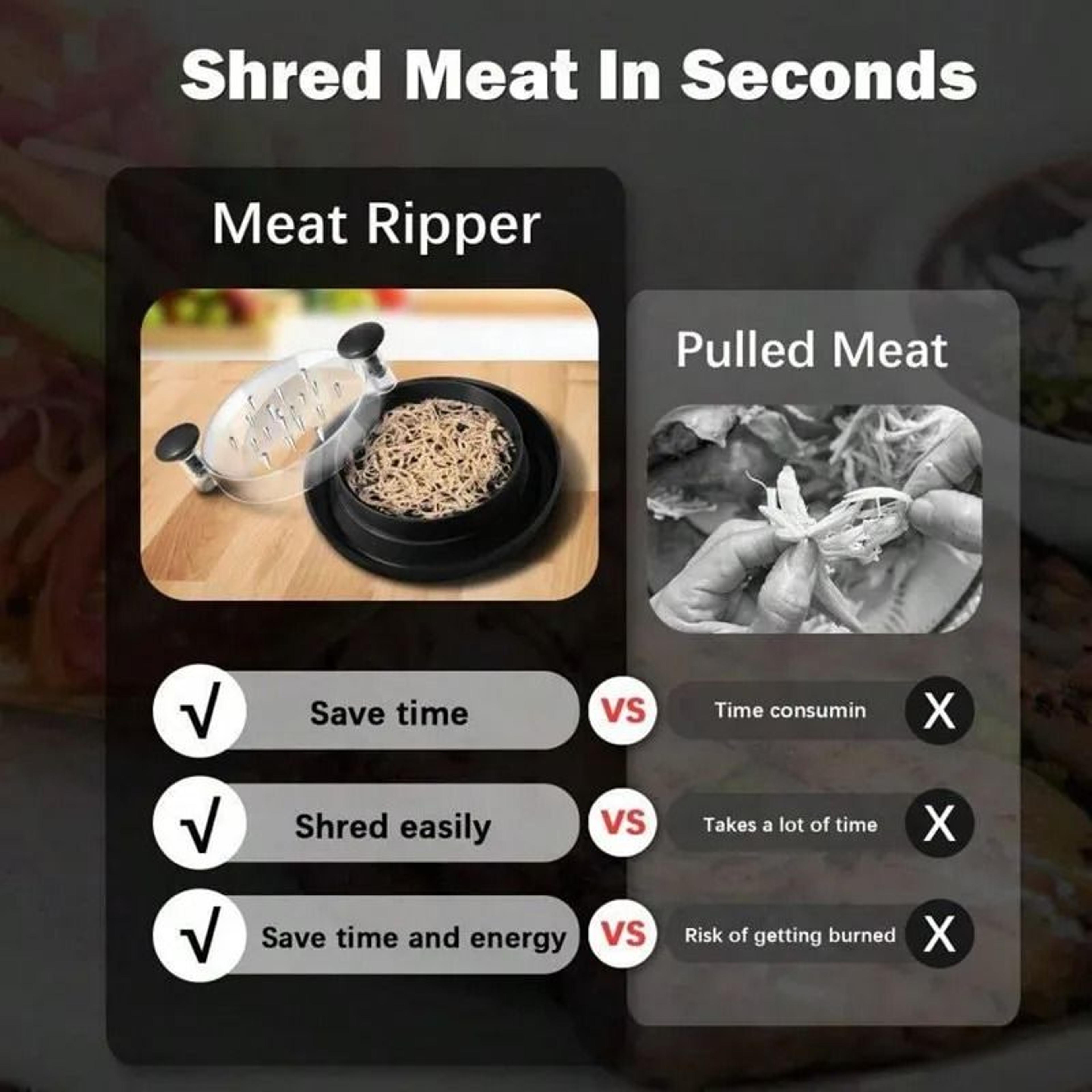 HandTorn Chicken Shredder Tool And Rapid Meat Mincer For Kitchen Preparation 3