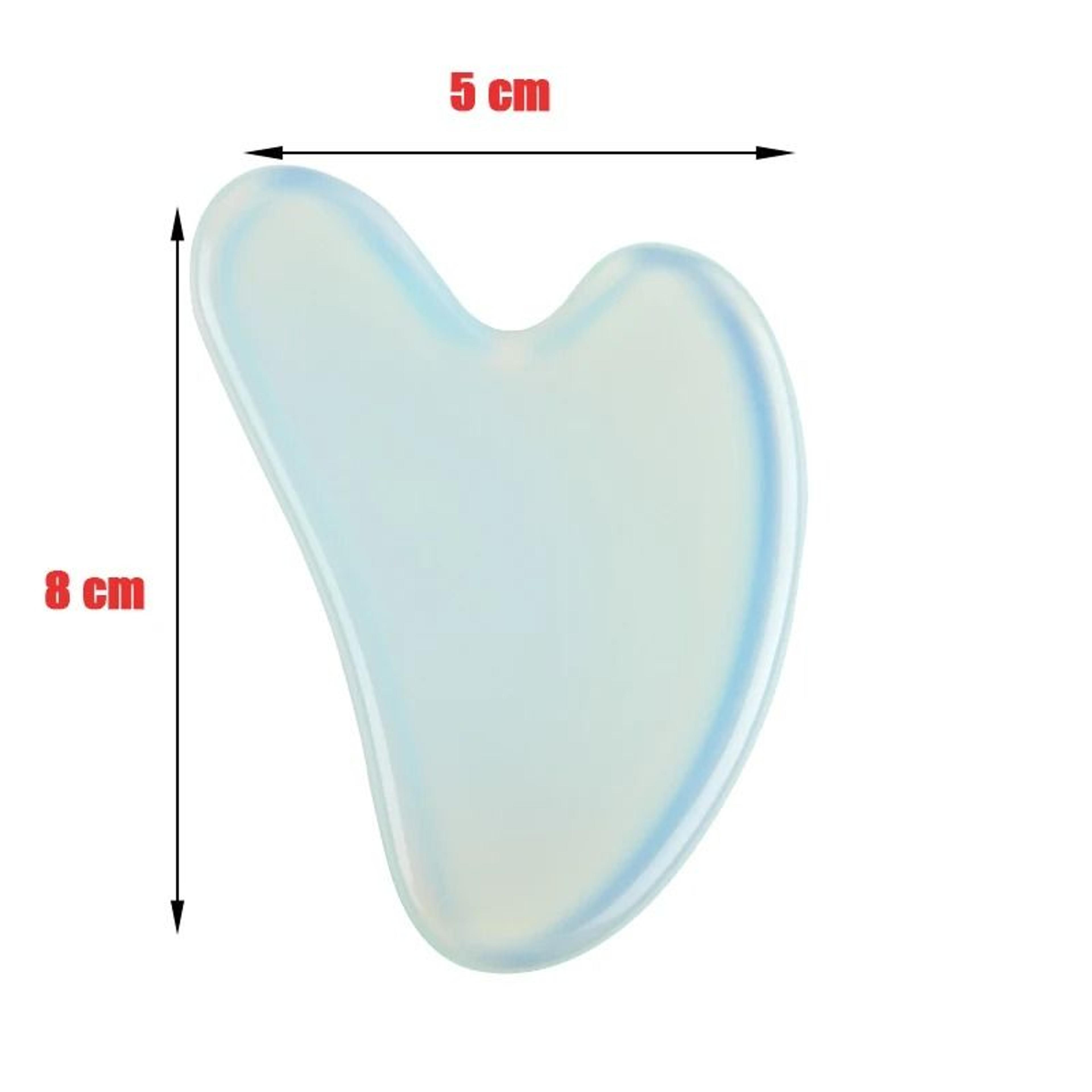 Natural Jade Gua Sha Stone  Facial Lifting And Gouache Scraper Tool 9