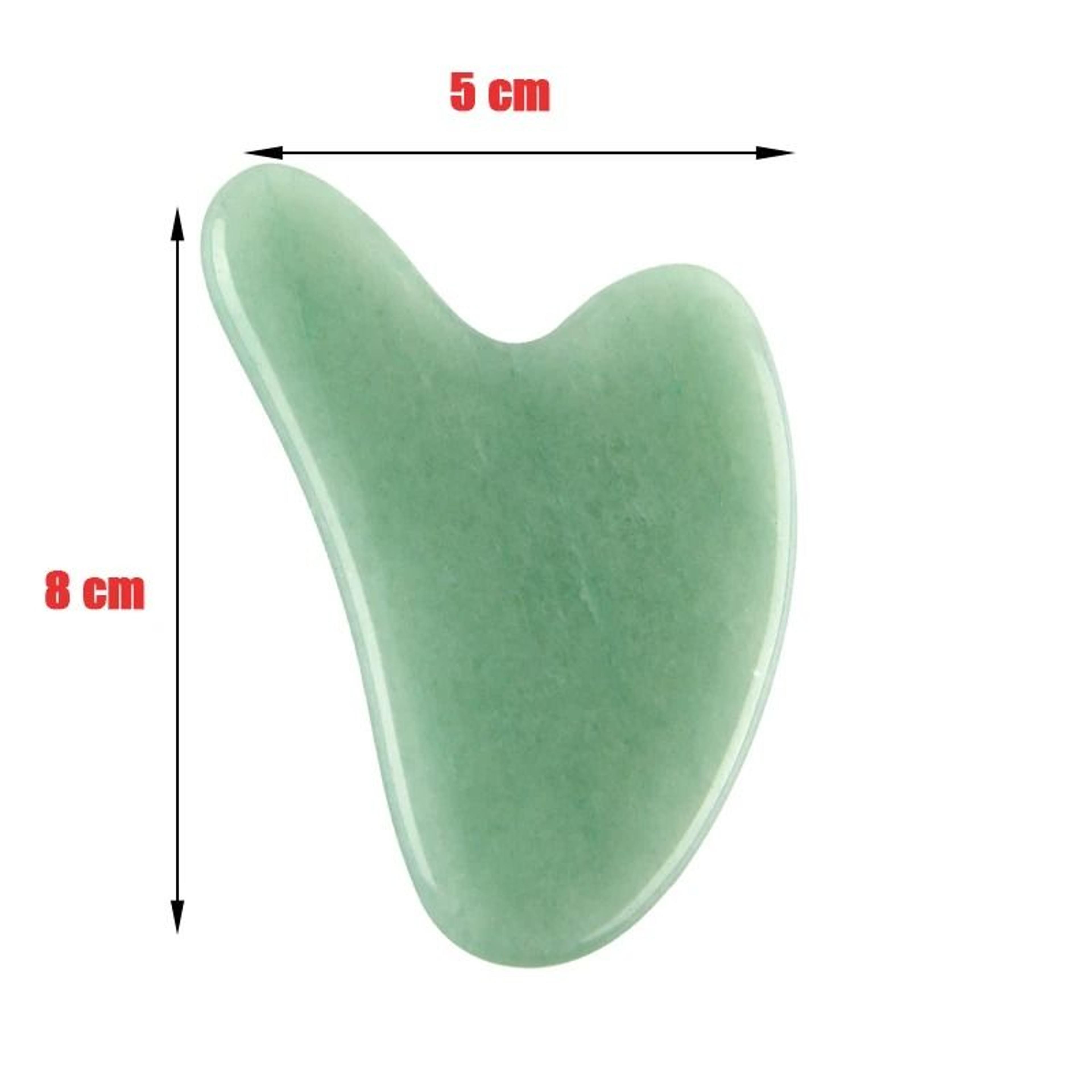 Natural Jade Gua Sha Stone  Facial Lifting And Gouache Scraper Tool 6