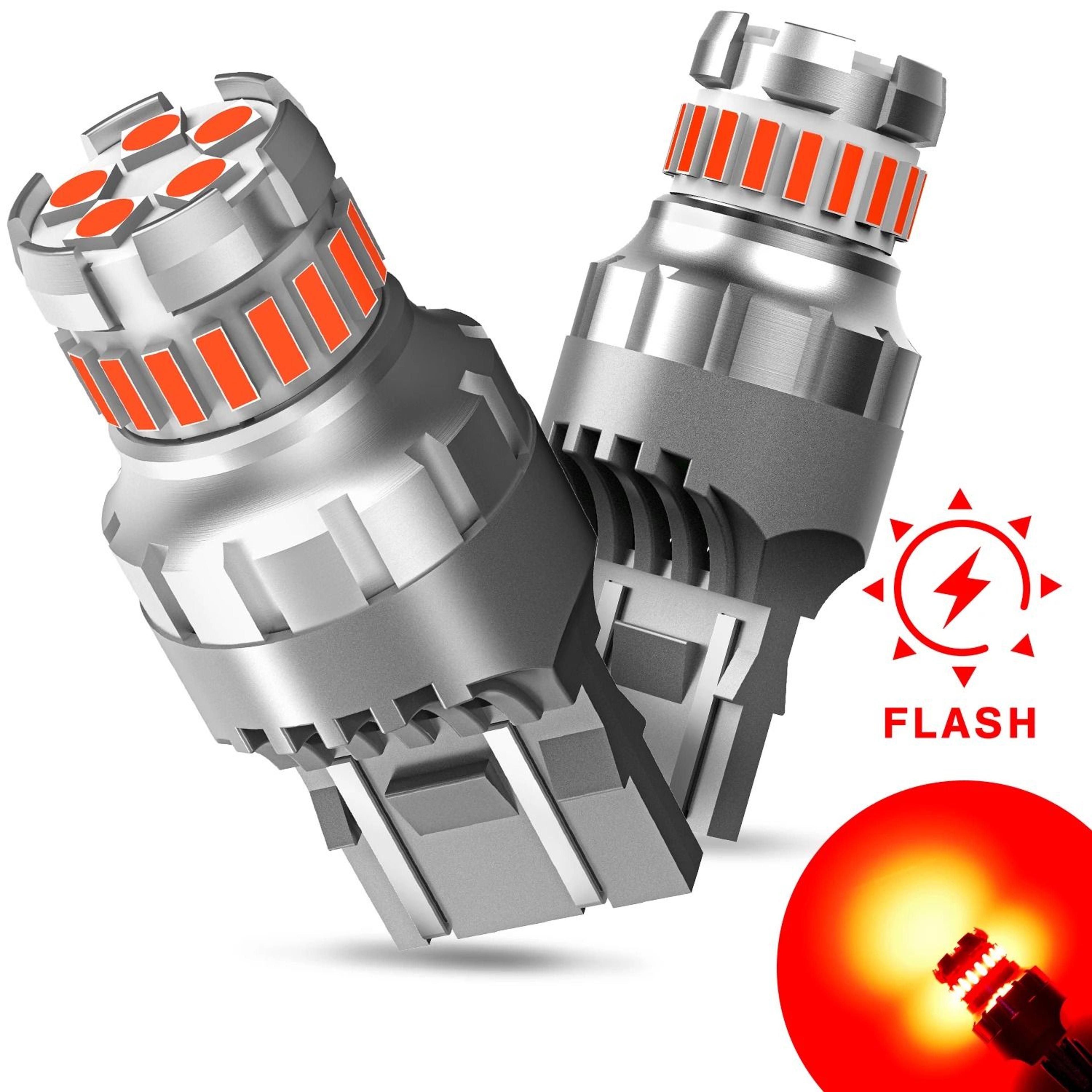 AUXITO T20 7443 LED Brake And Reverse Light System  1200LM HighIntensity Bulbs 8