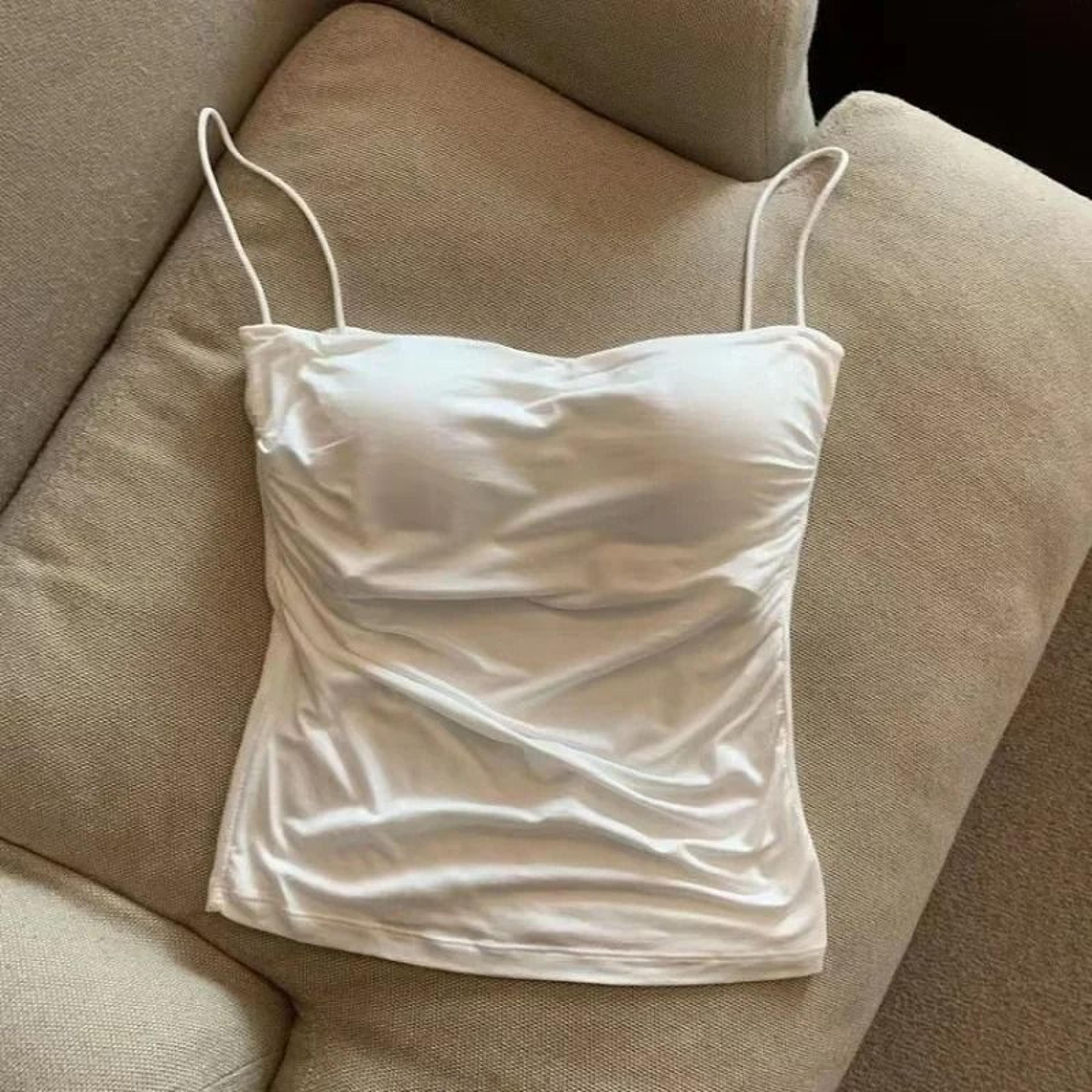 Womens Seamless Cotton Tank Top  Sexy Casual Crop Camisole With Chest Pads 6