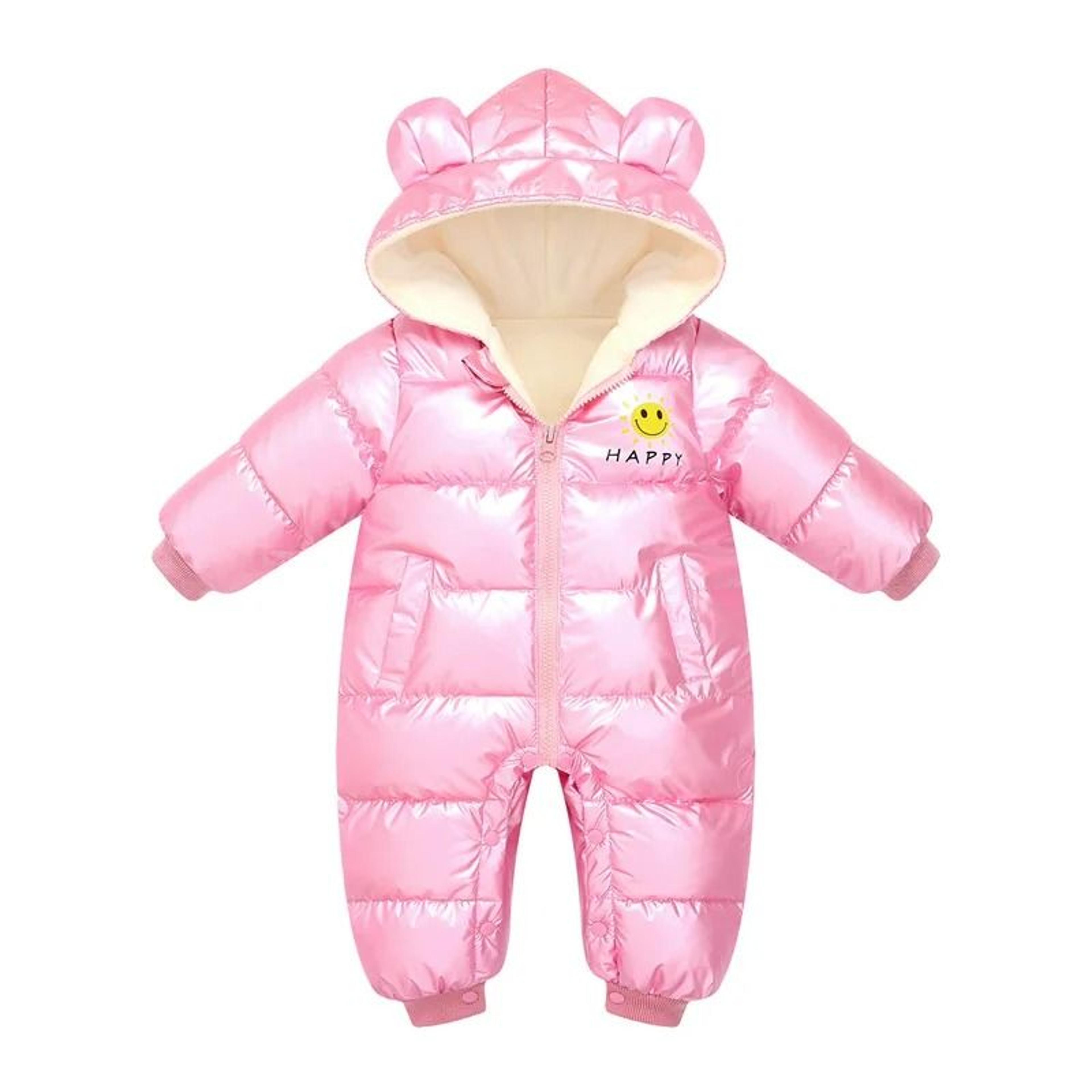 2025 Waterproof Baby Winter Snowsuit  VelvetLined NoWash Newborn Jumpsuit 4