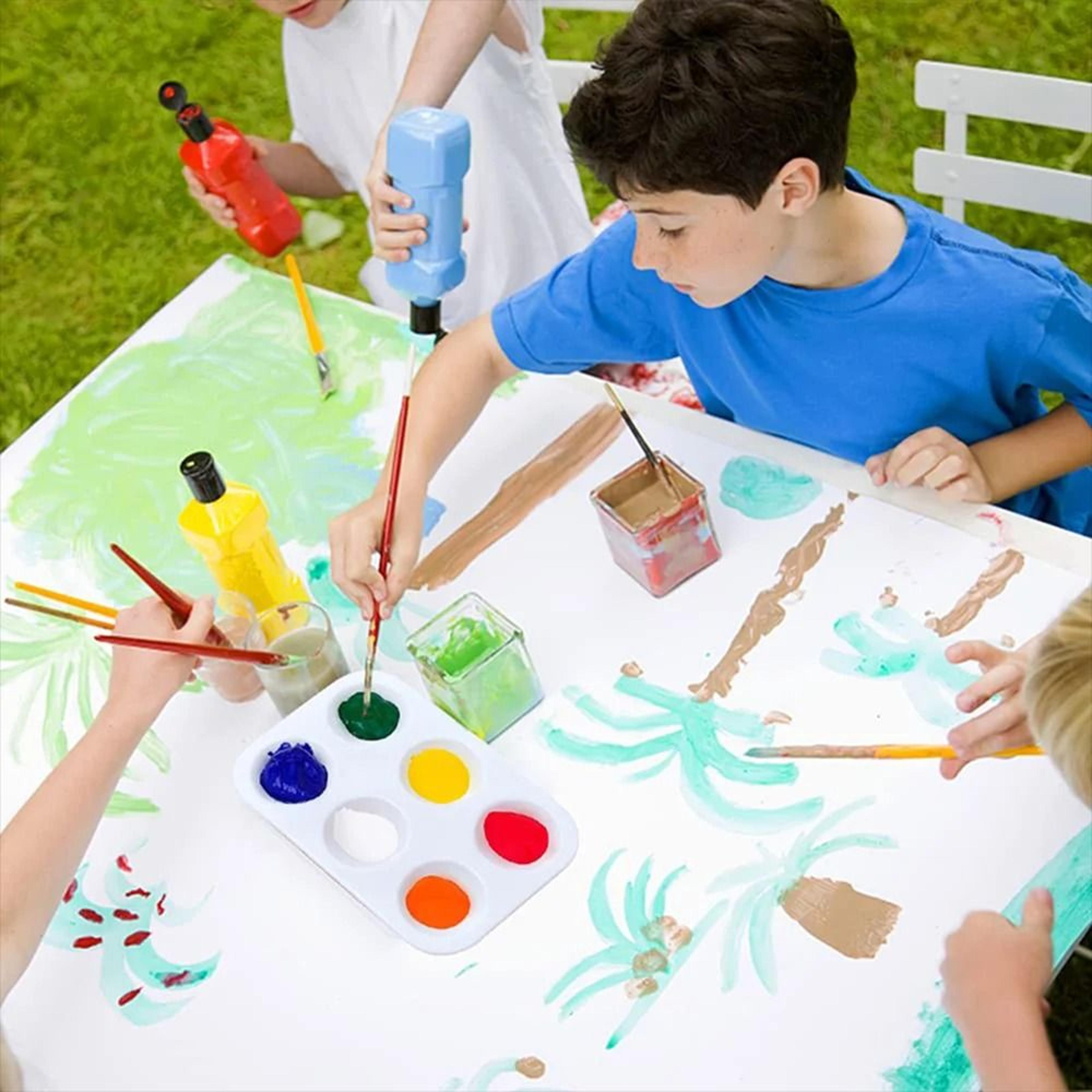 White Plastic Paint Tray Palette Watercolor Color Mixing Tray For Art Party DIY Craft 2