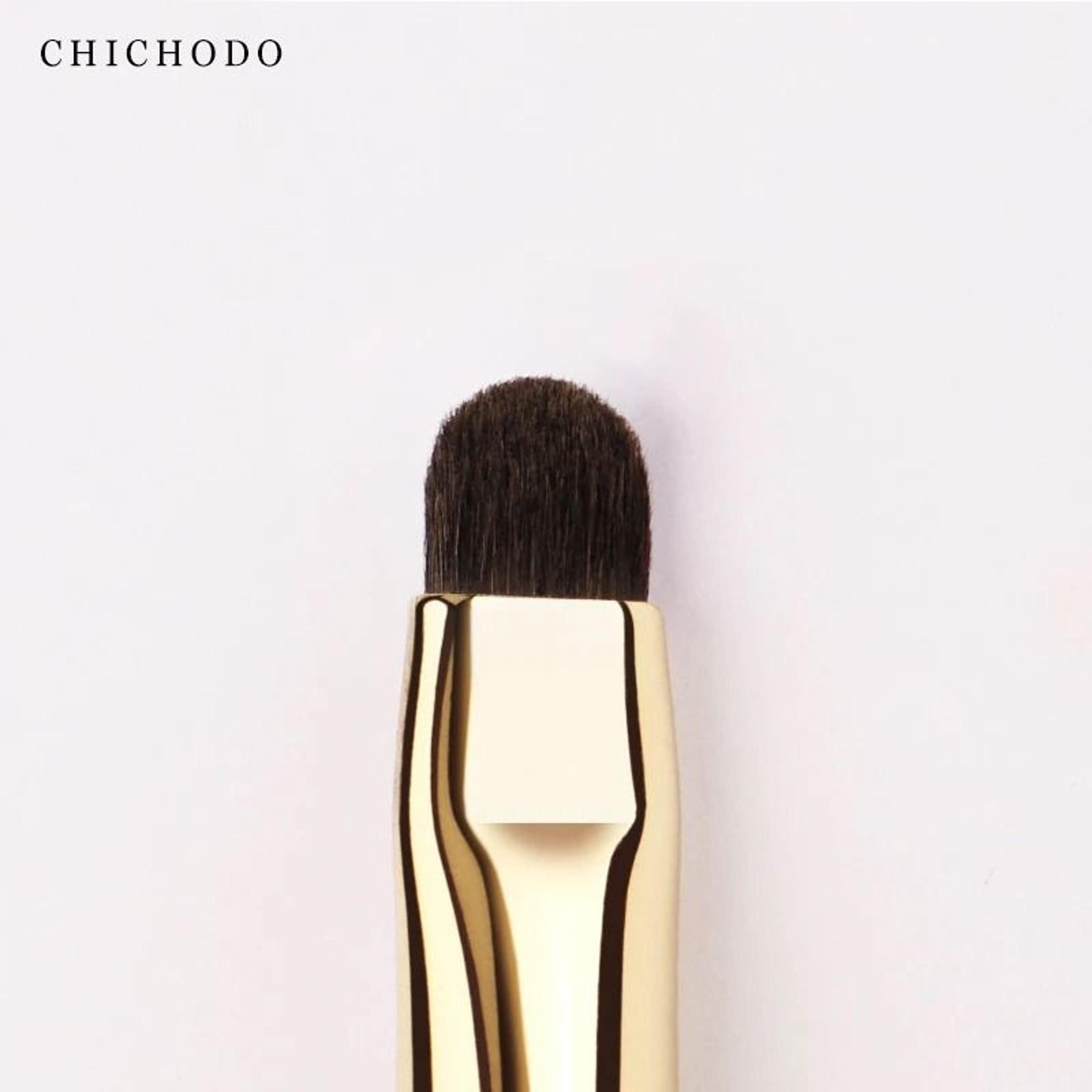 CHICHODO Luxury Eyeliner Brush Red Rose Series 005 Natural Pony Hair Professional Eye Makeup Tool 1