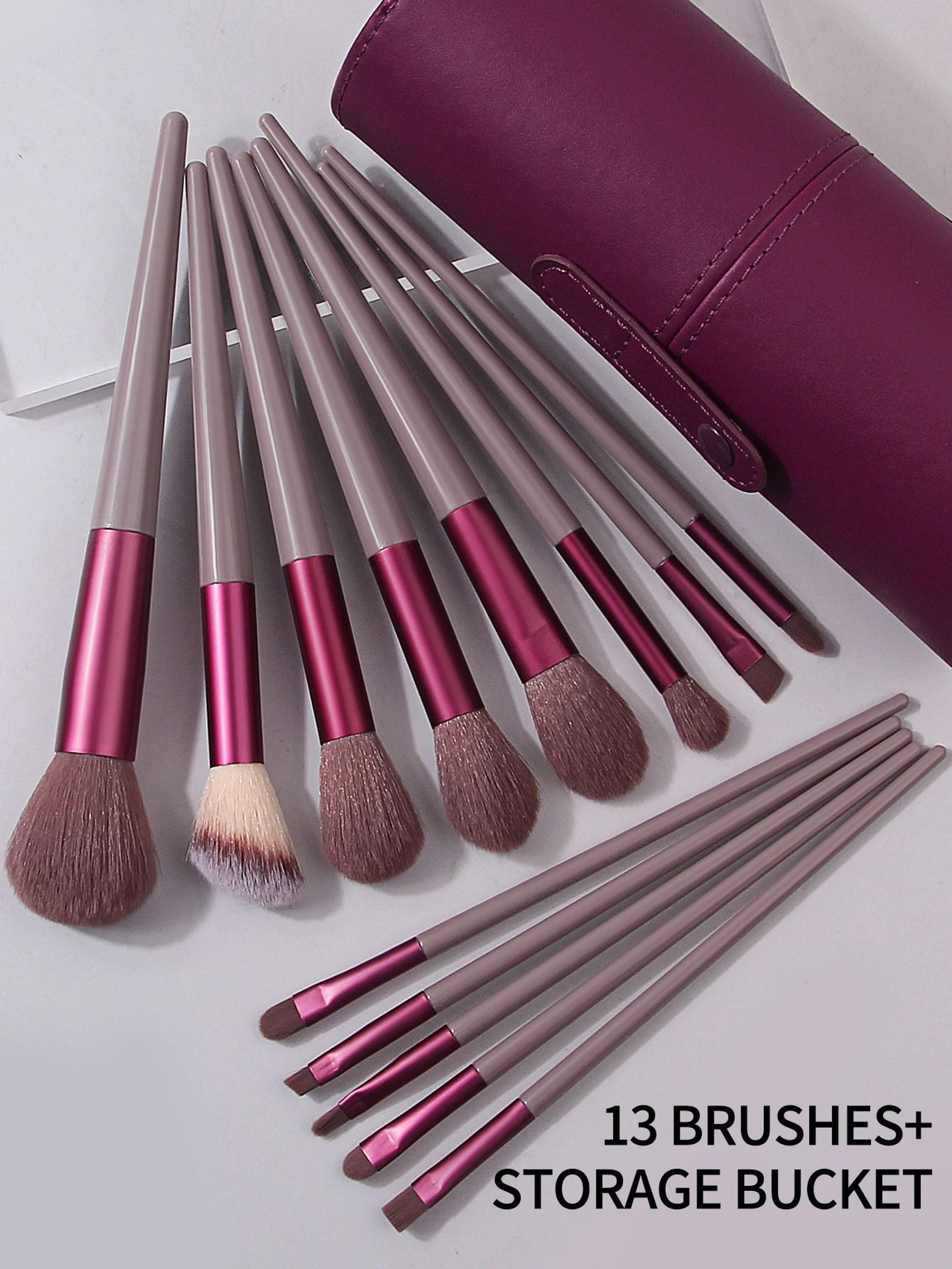 13PCS Professional Makeup Brushes Set Soft Fluffy Foundation Eyeshadow Blending Blush Kabuki Tool 1