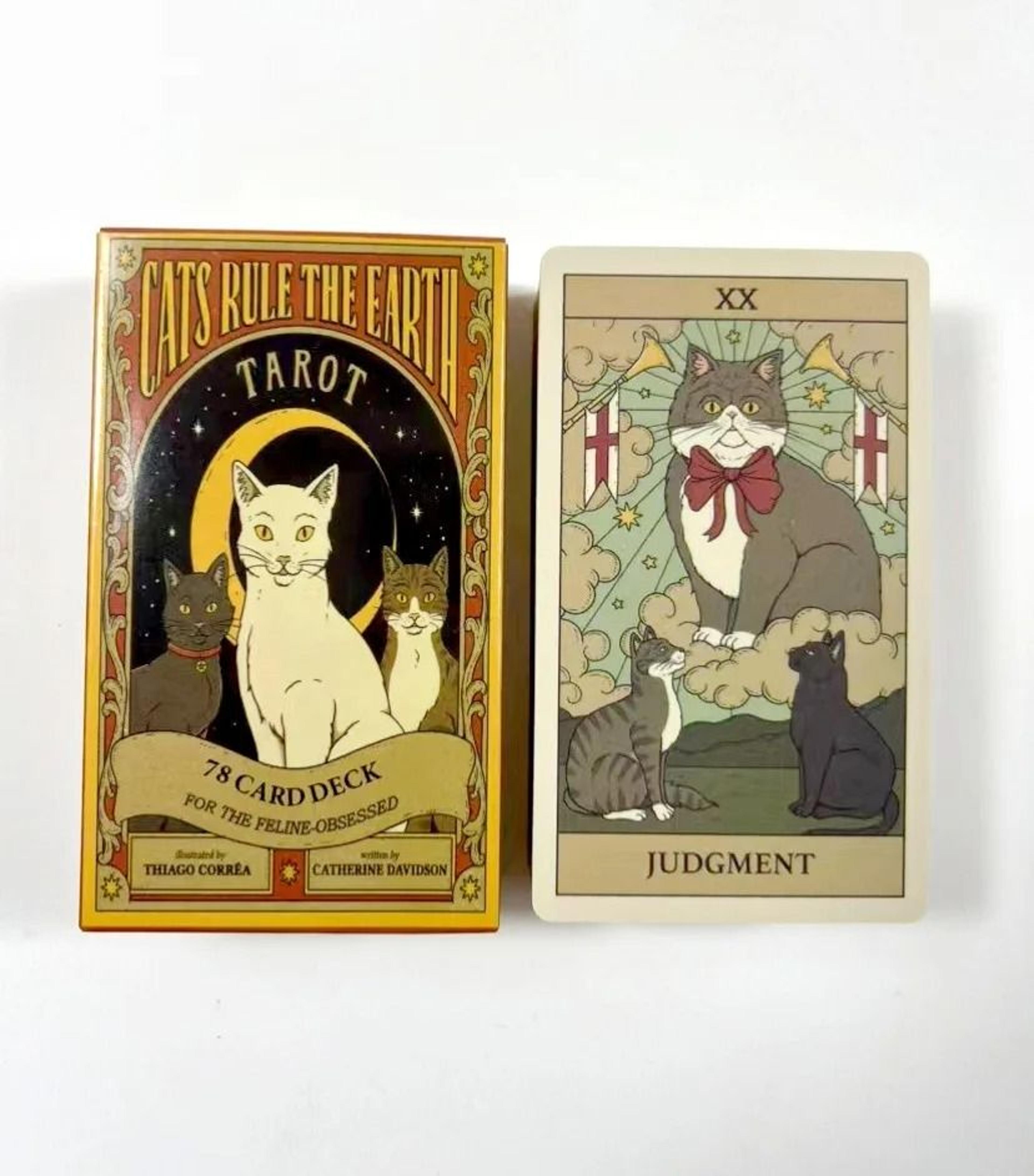 Cats Rule Earth Tarot Deck  78Card Professional Divination English Edition Oracle 6
