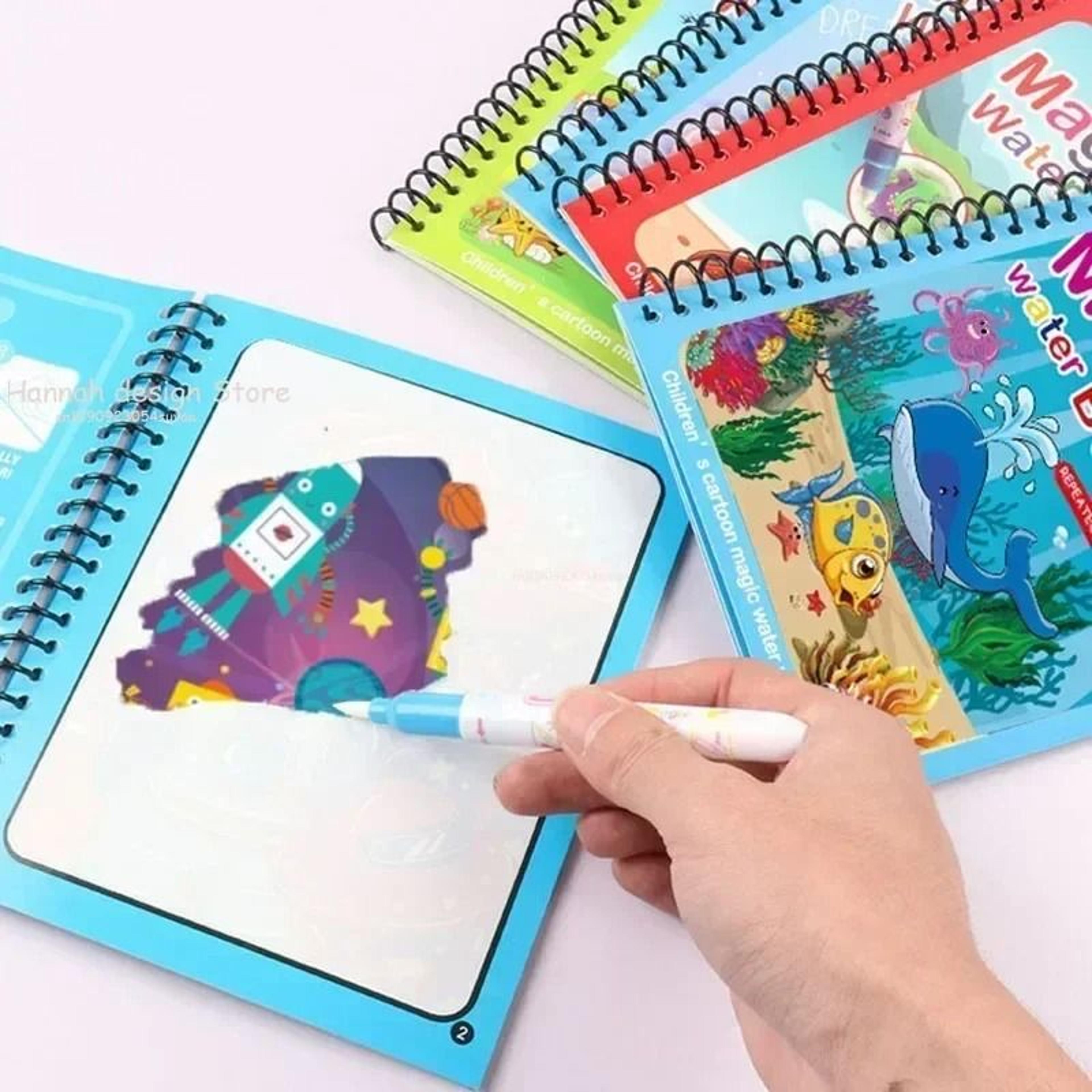 Reusable Magic Water Coloring Book  DIY Sensory Drawing Toy For Kids  Kindergarten Graffiti 1