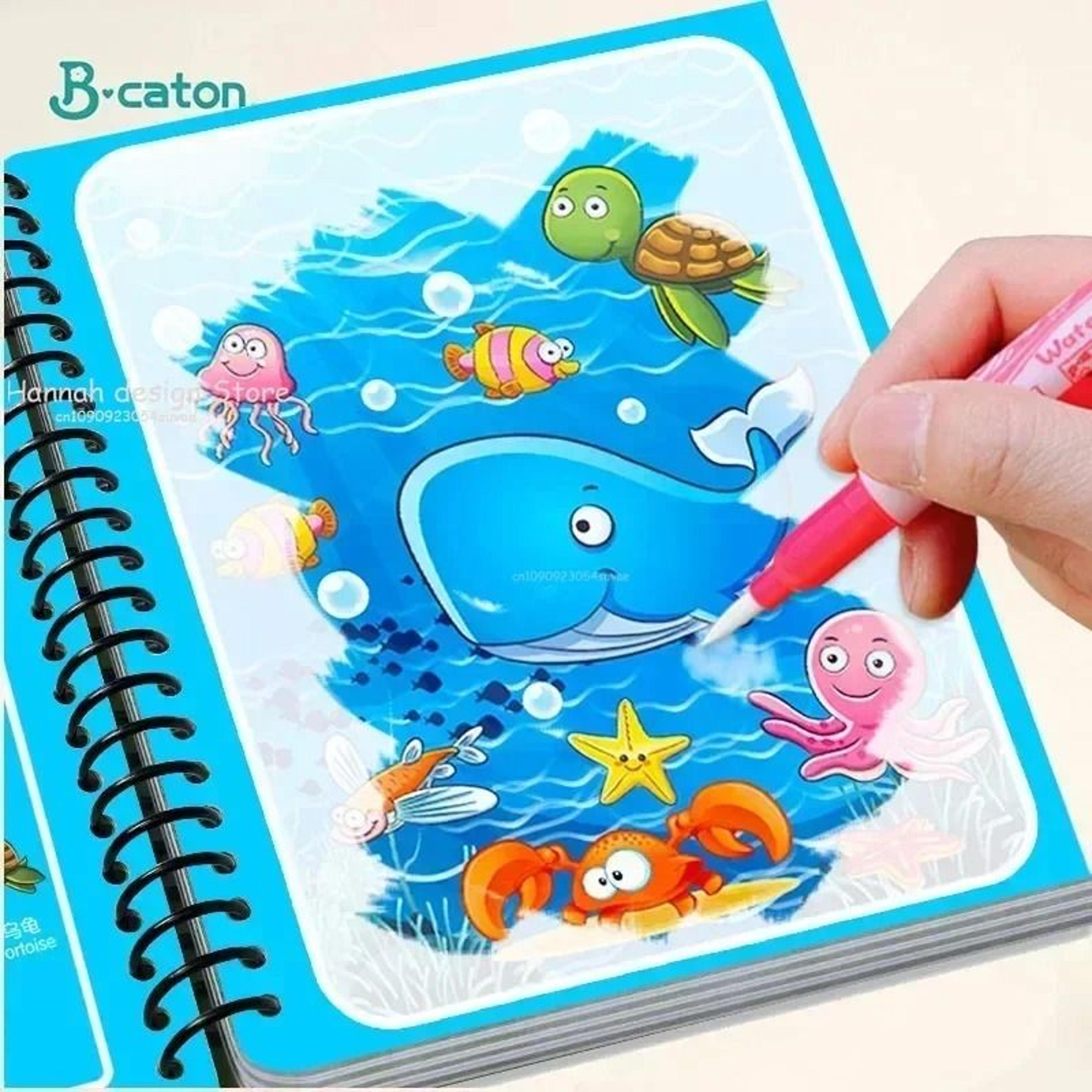Reusable Magic Water Coloring Book  DIY Sensory Drawing Toy For Kids  Kindergarten Graffiti 2