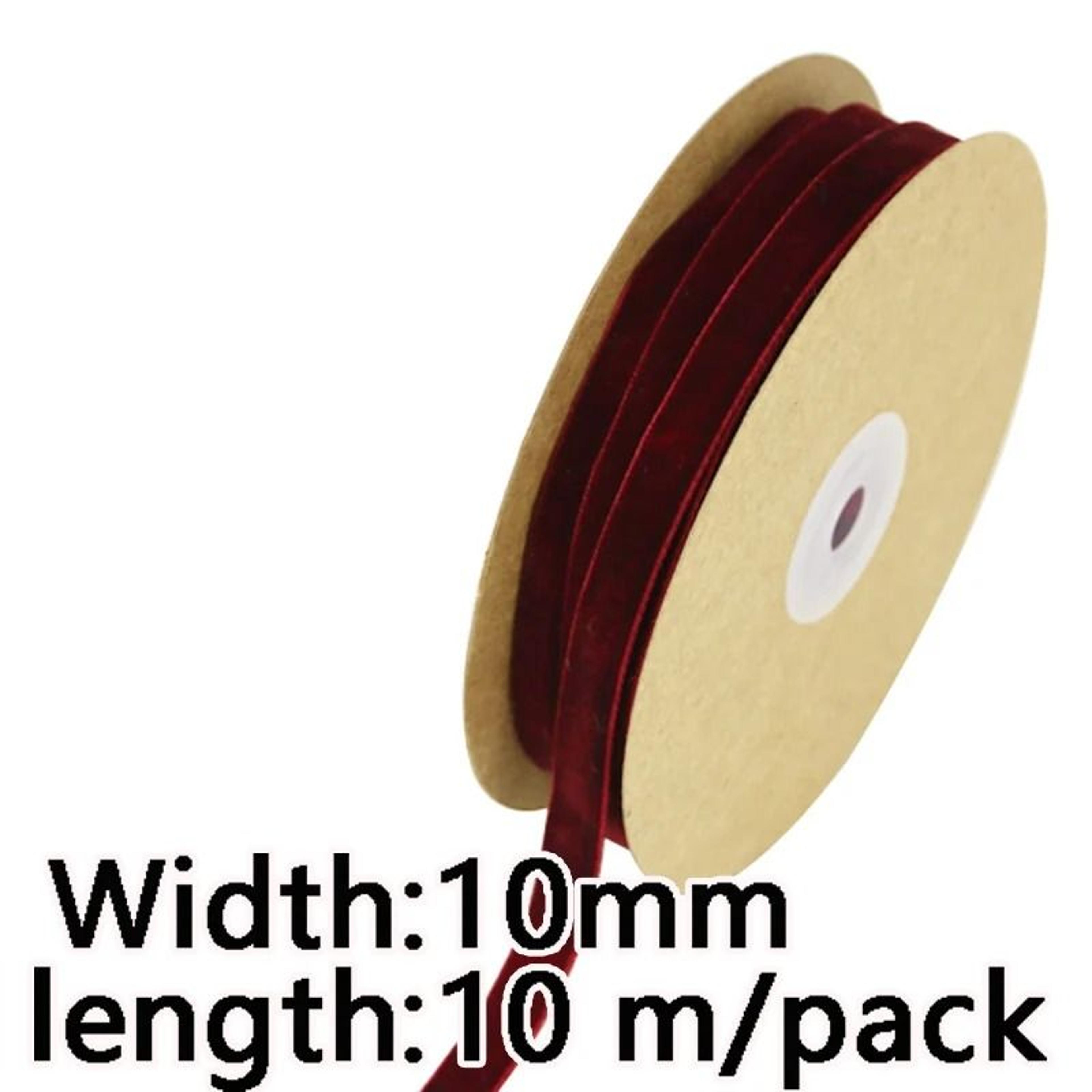 10Meter Velvet Ribbon Roll  Professional 039 In Christmas Lace  Gift Wrapping Decoration 15