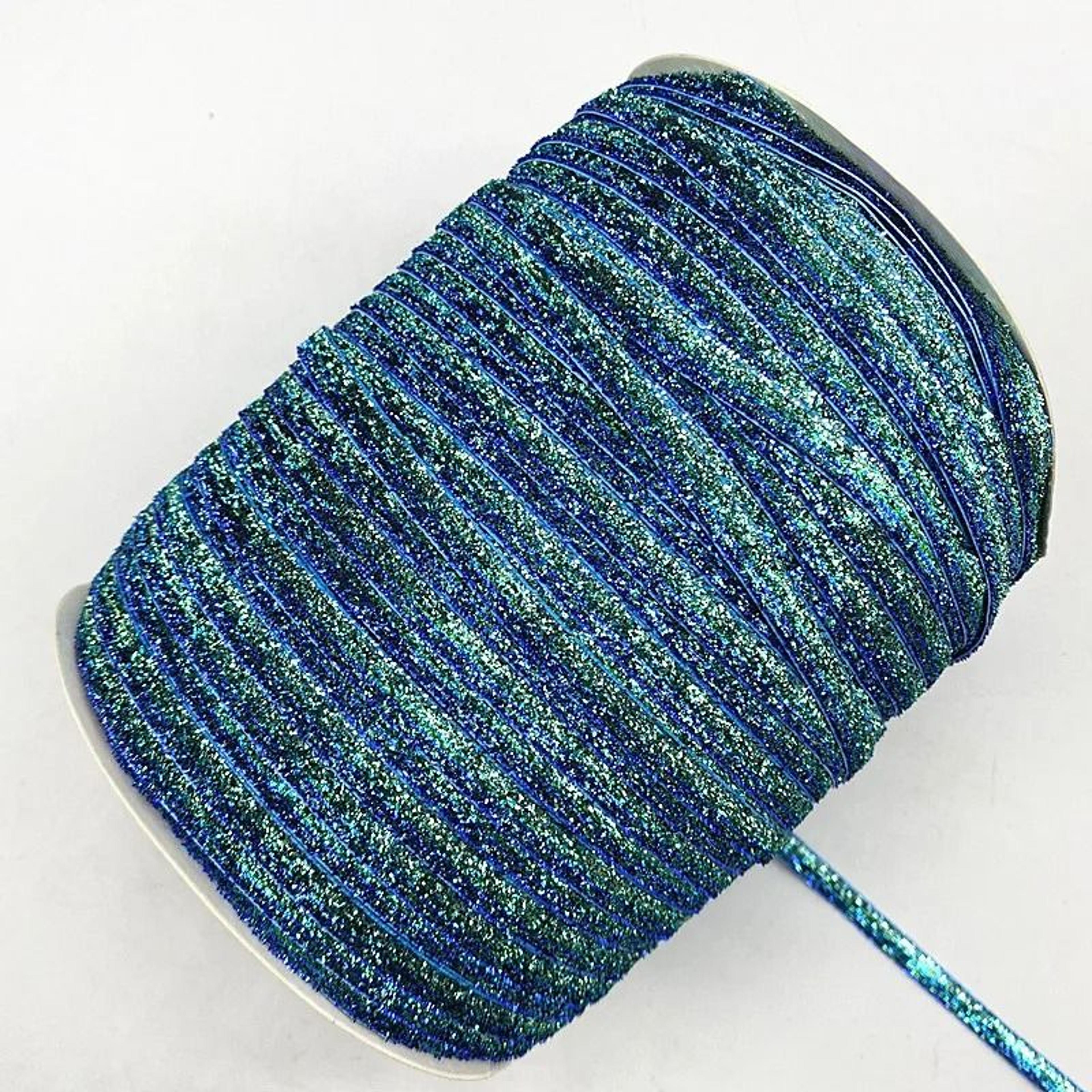 6mm Glitter Velvet Ribbon  Professional SingleFace NonElastic Headband  Bow Decoration 24