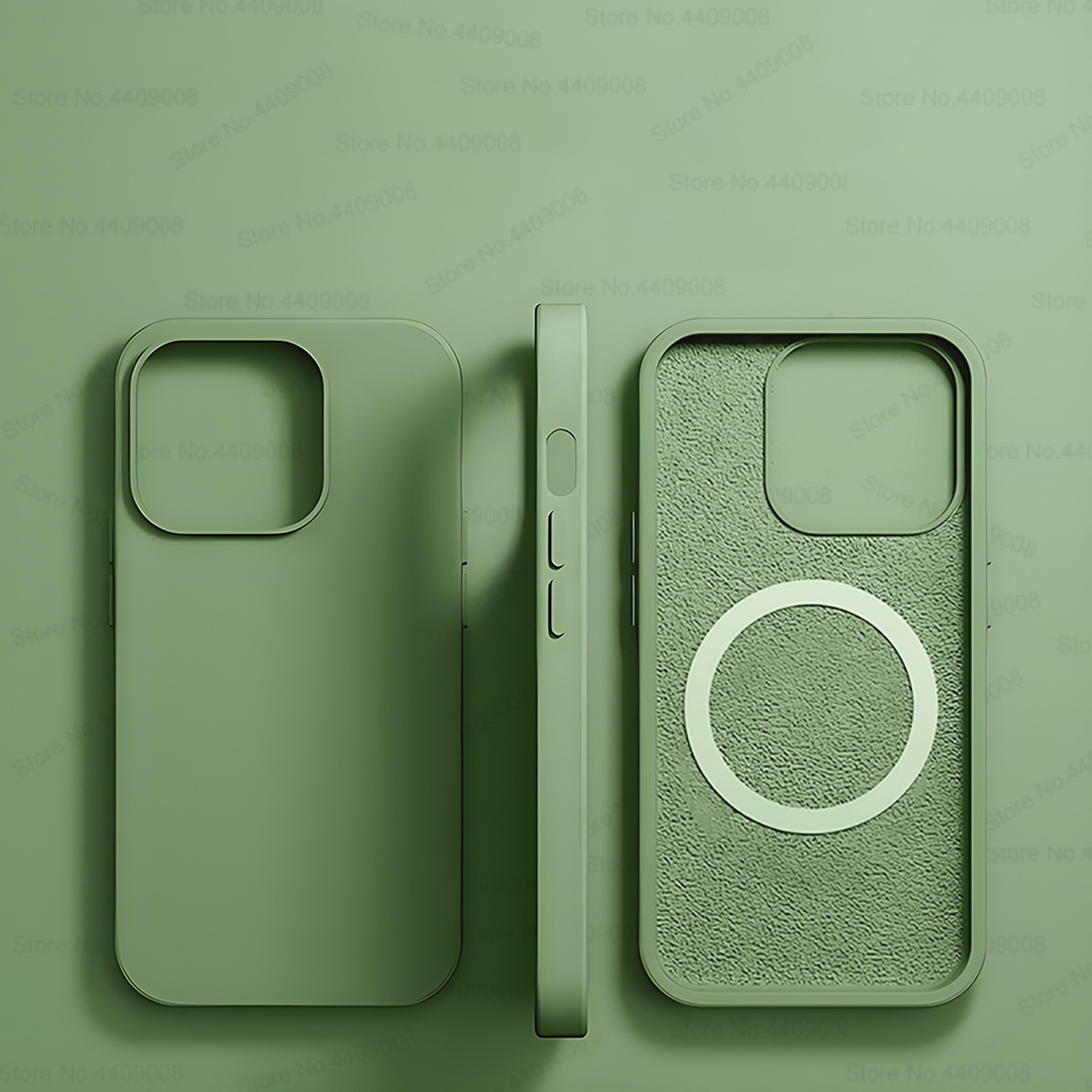MagSafe Liquid Silicone Case For IPhone  Shockproof  Wireless Charging Protection 17