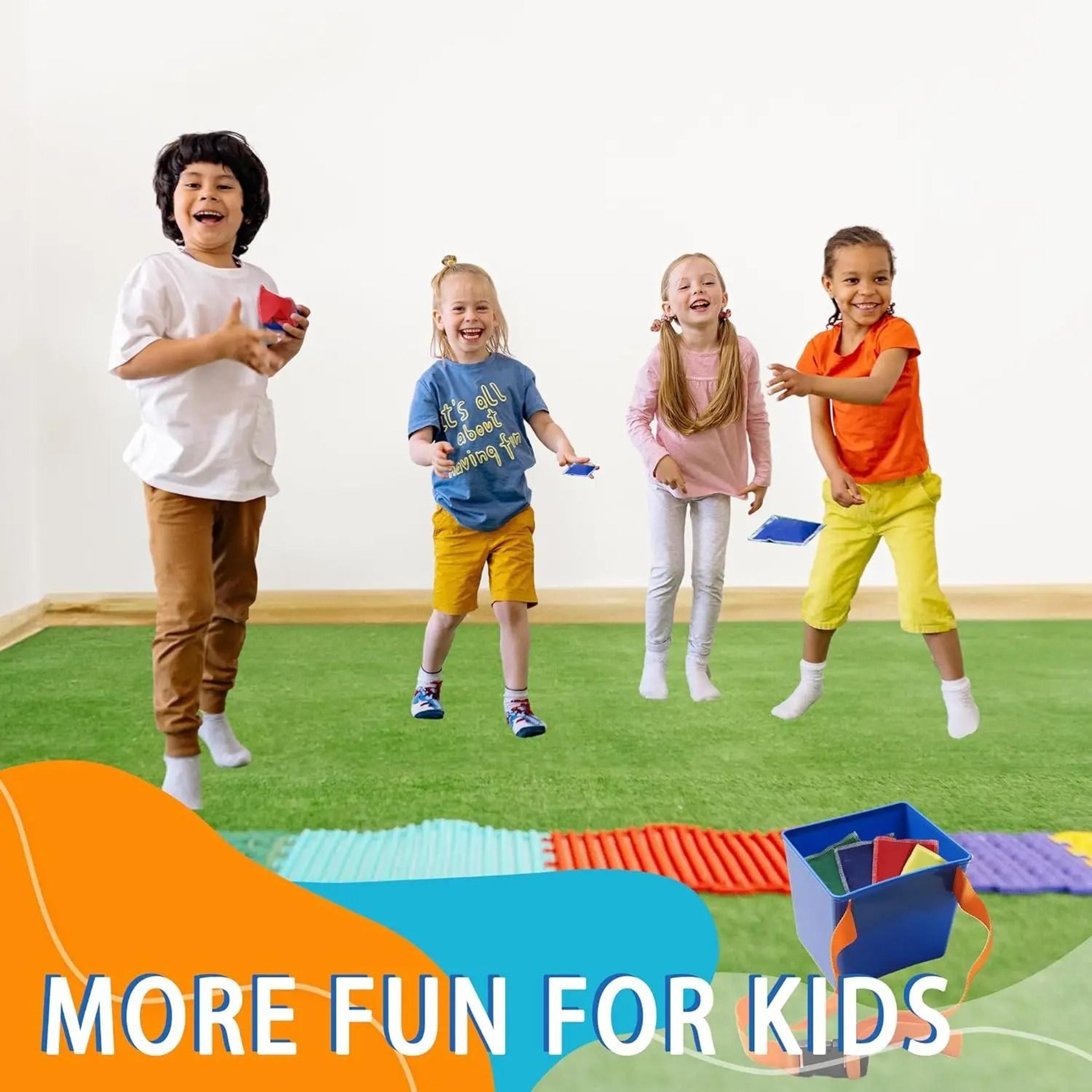 Kids Premium Outdoor Bean Bag Toss System  Professional Backyard Beach  Lawn Sport Activity Infrast 4